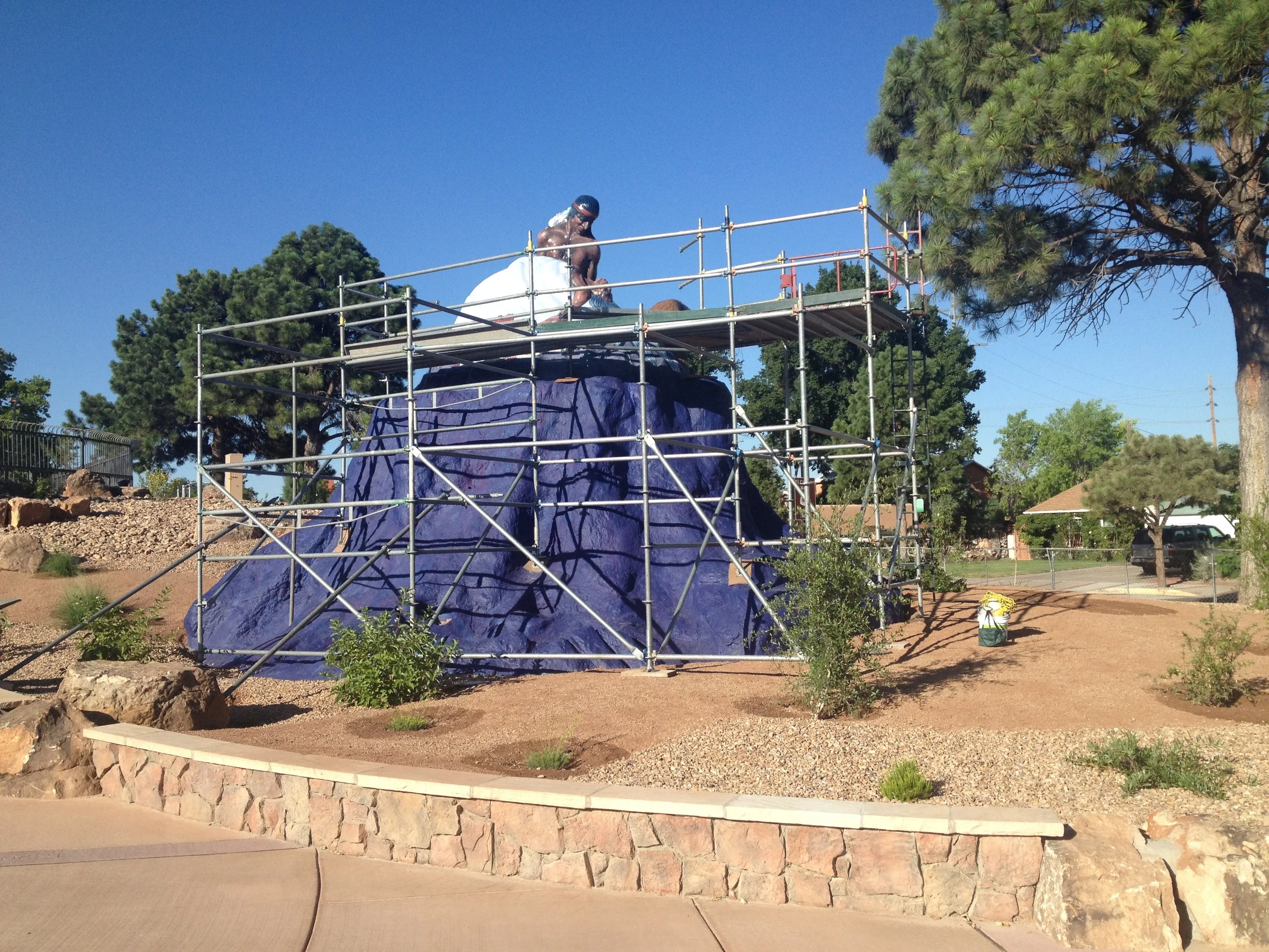 Restoration of a Luis Jumenez, City of Alb. Public Art Program, 2016