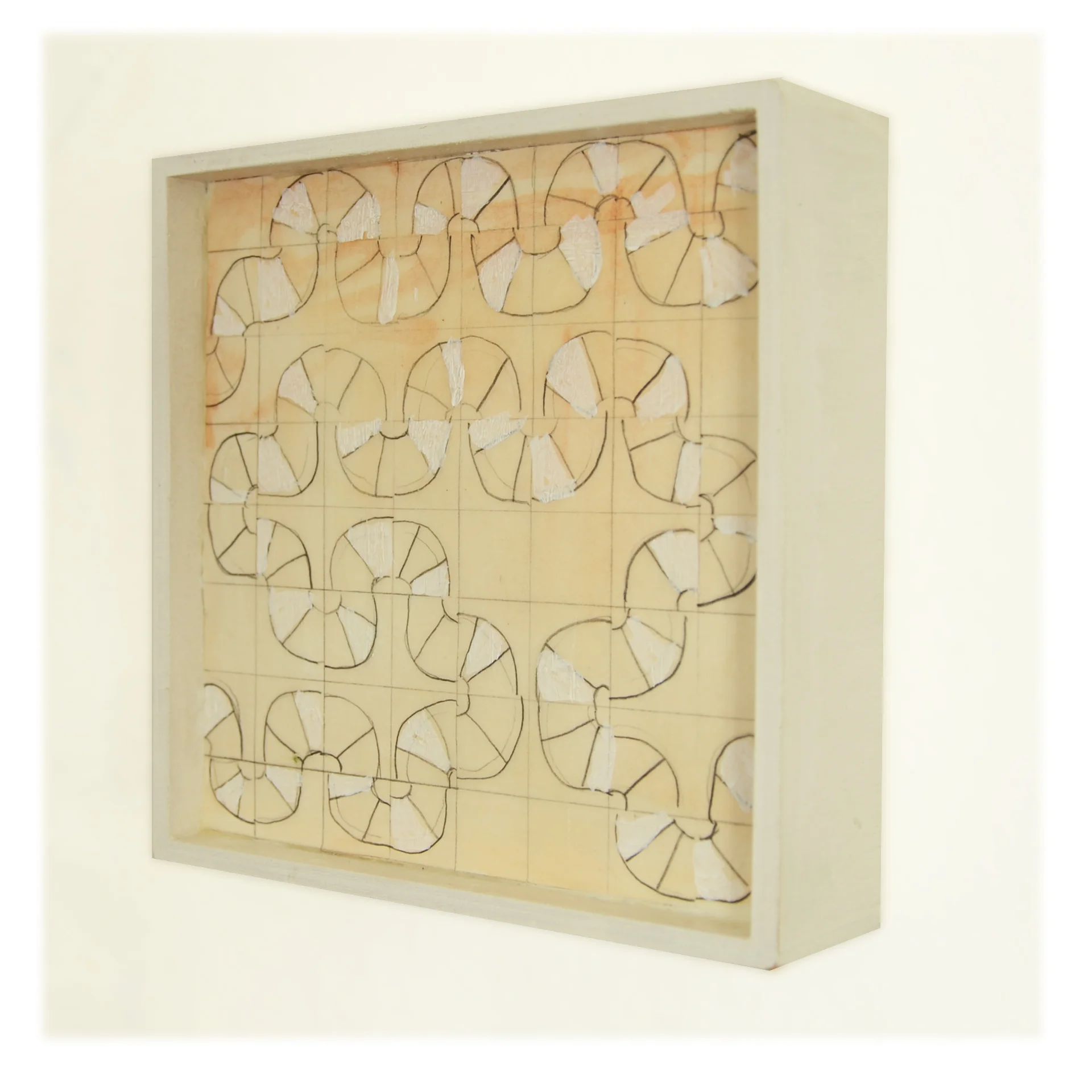 Willis, Joshua, "Quarter Turns," 6"x 6", 2016