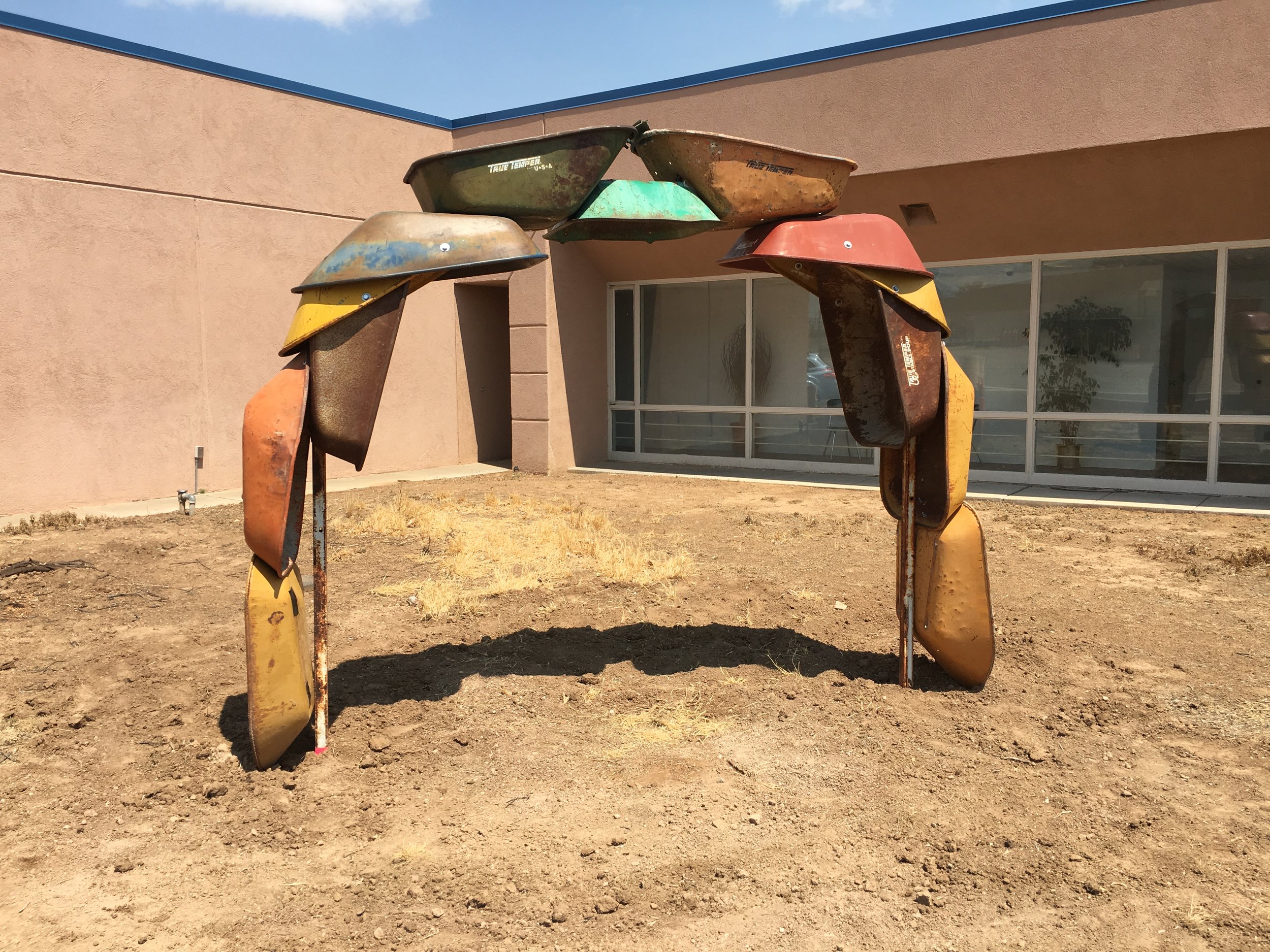 Willis, Joshua, "Barrowhenge," 2017, Commissioned by NM Arts, Edgewood Public Library, New Mexico