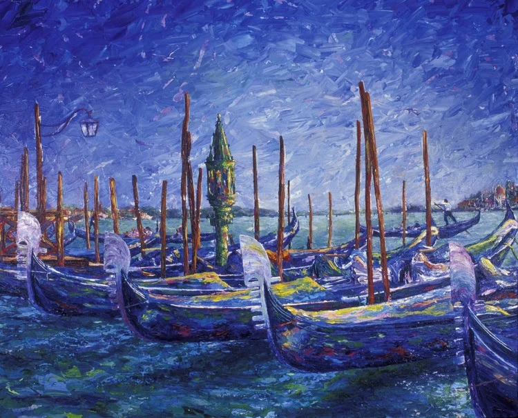 Gondolas on the Grand Canal