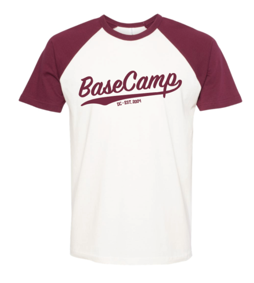 BaseCamp Baseball Tee - Brick Red