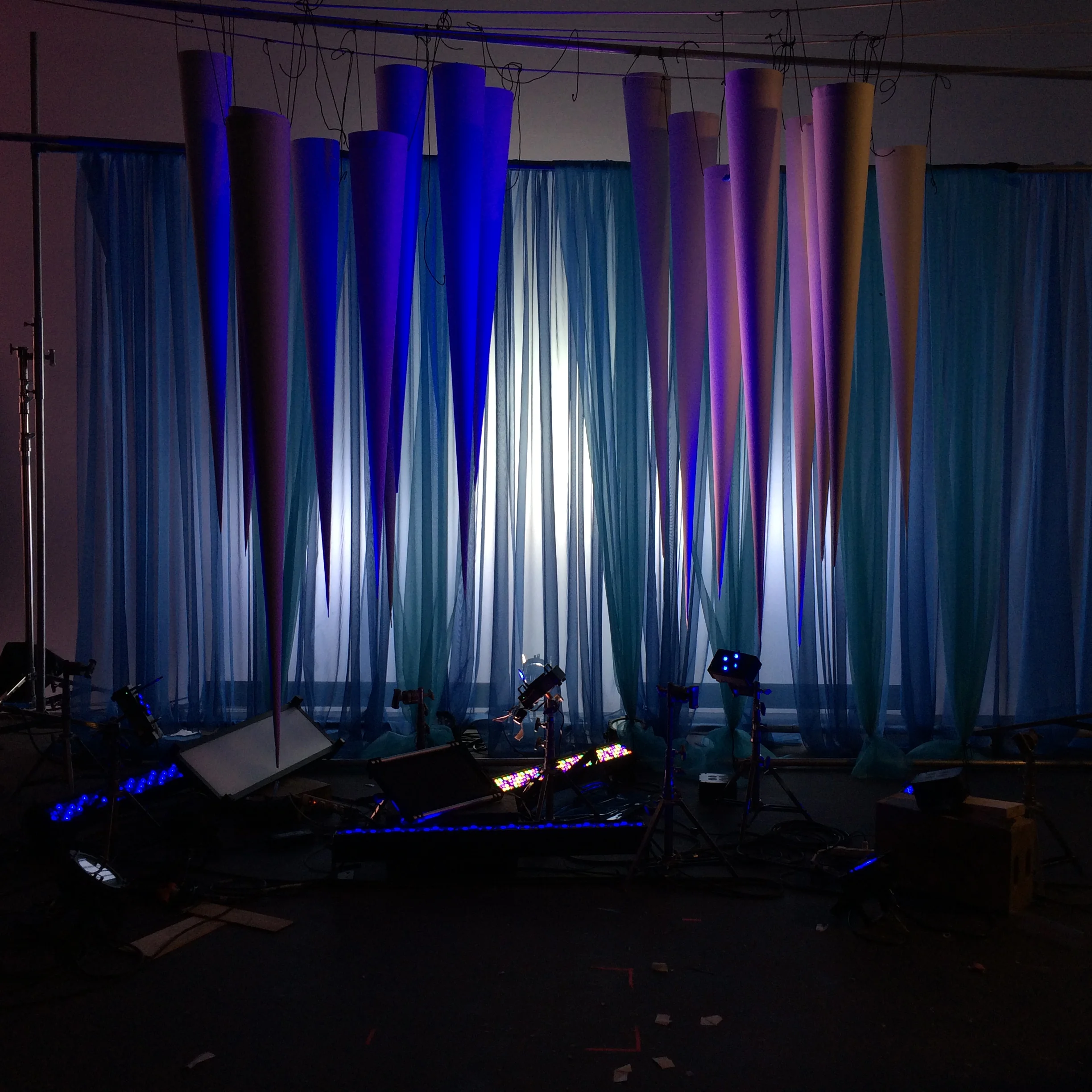  Giant Paper Icicle Fabrication, Hasbro Commercial 