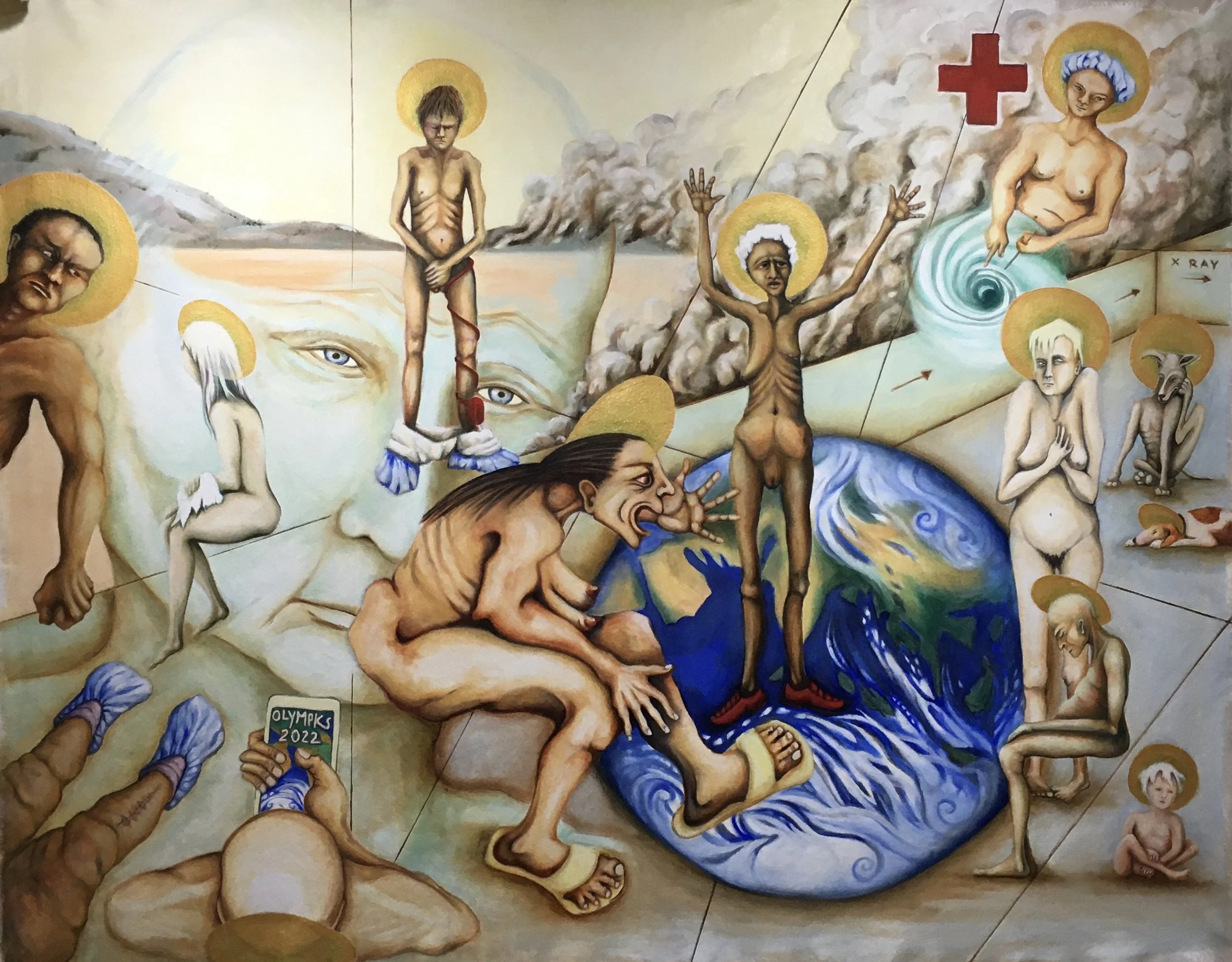 It Will Hurt Less If You Relax.2024. Oil on Canvas.48%22x60%22.jpg