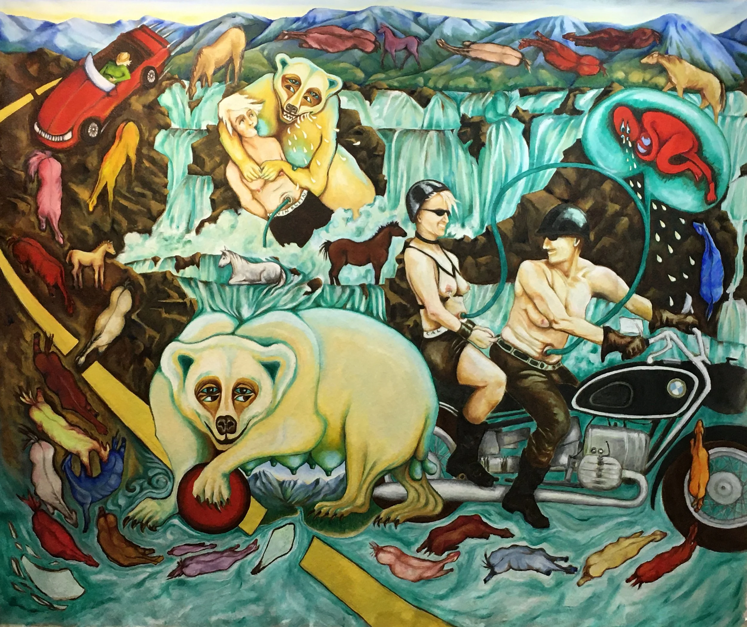 About To Be Eaten.2022.Oil on Canvas. 48%22x60%22.jpg