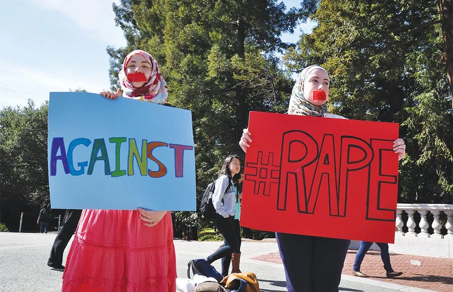 UC Berkeley students protesting rape as a weapon of war in Syria, The Daily Californian , February 28, 2013