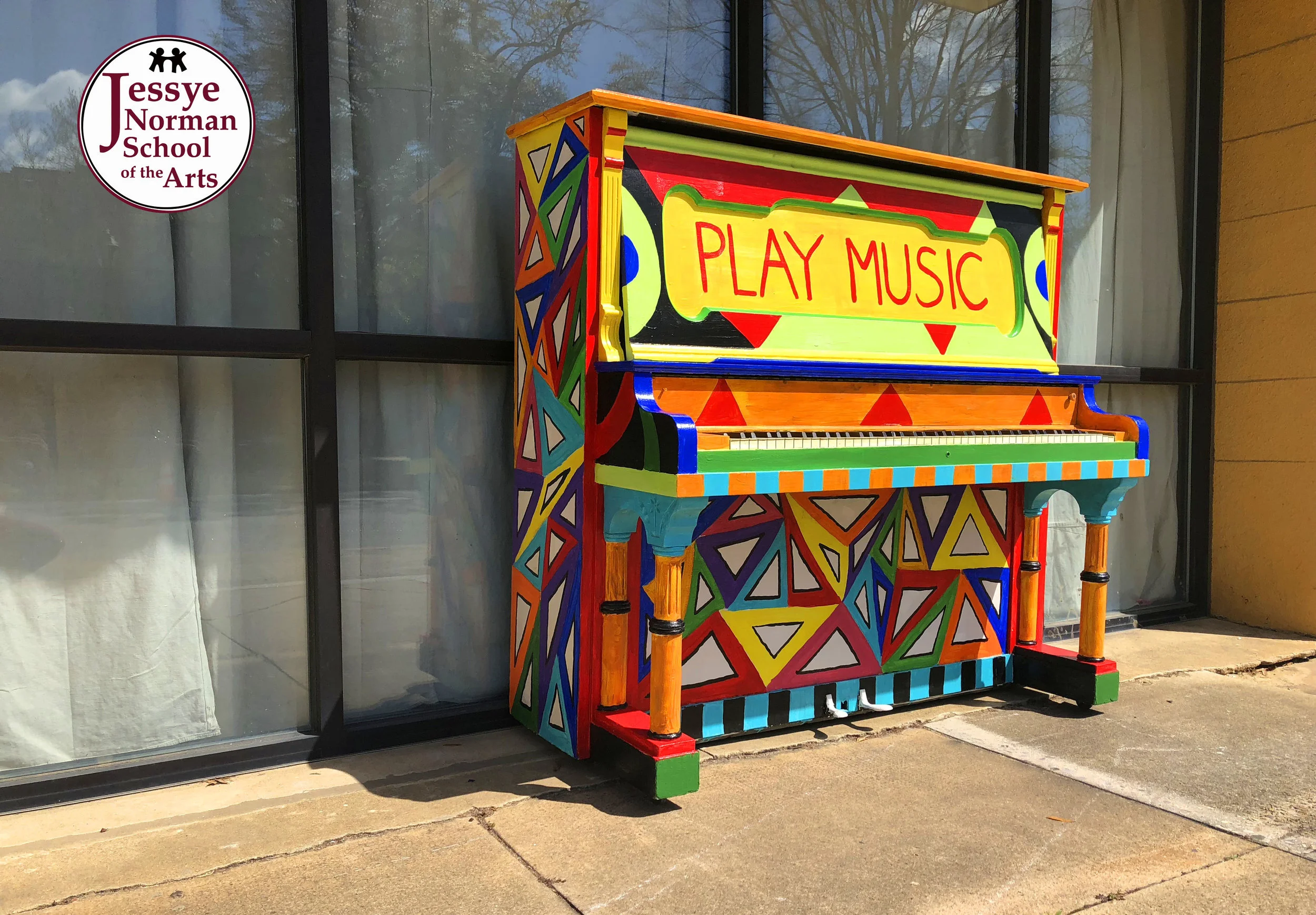 Painted Piano by audrey "Sala adenike" jeter-allen