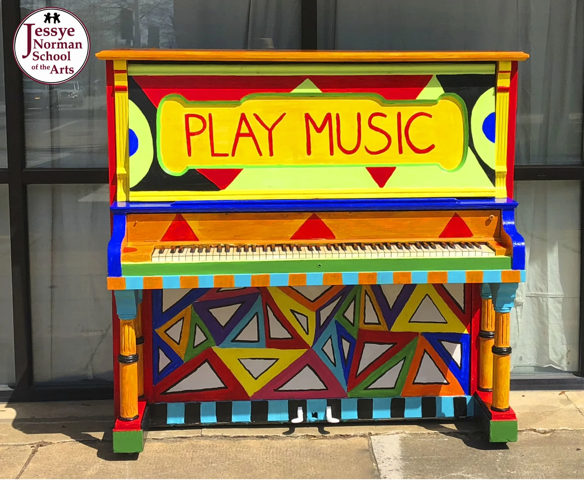 Painted Piano by audrey "Sala adenike" jeter-allen