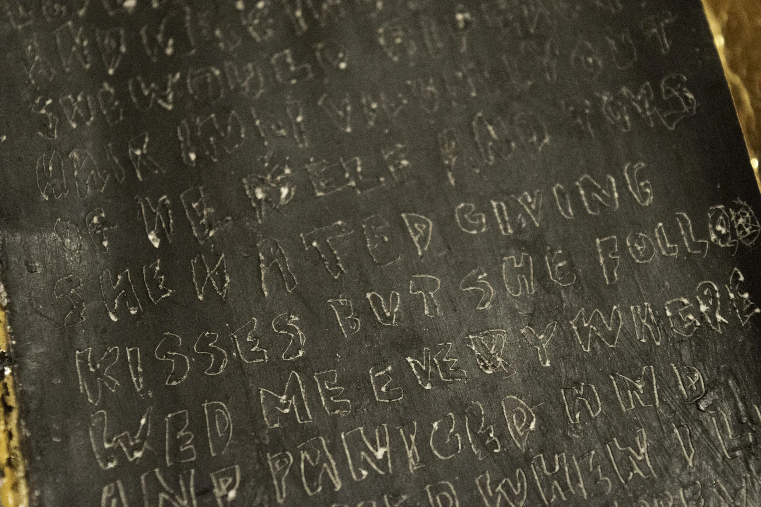 Dead Dog Manuscript (Woogy Writing Detail)