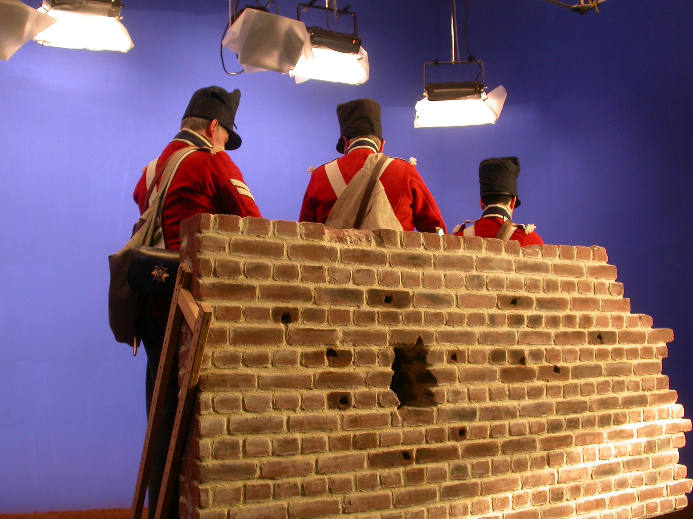 Waterloo 1815. Ferme de Hougoumont. Luc Petit Création. Tempora/Media Res.