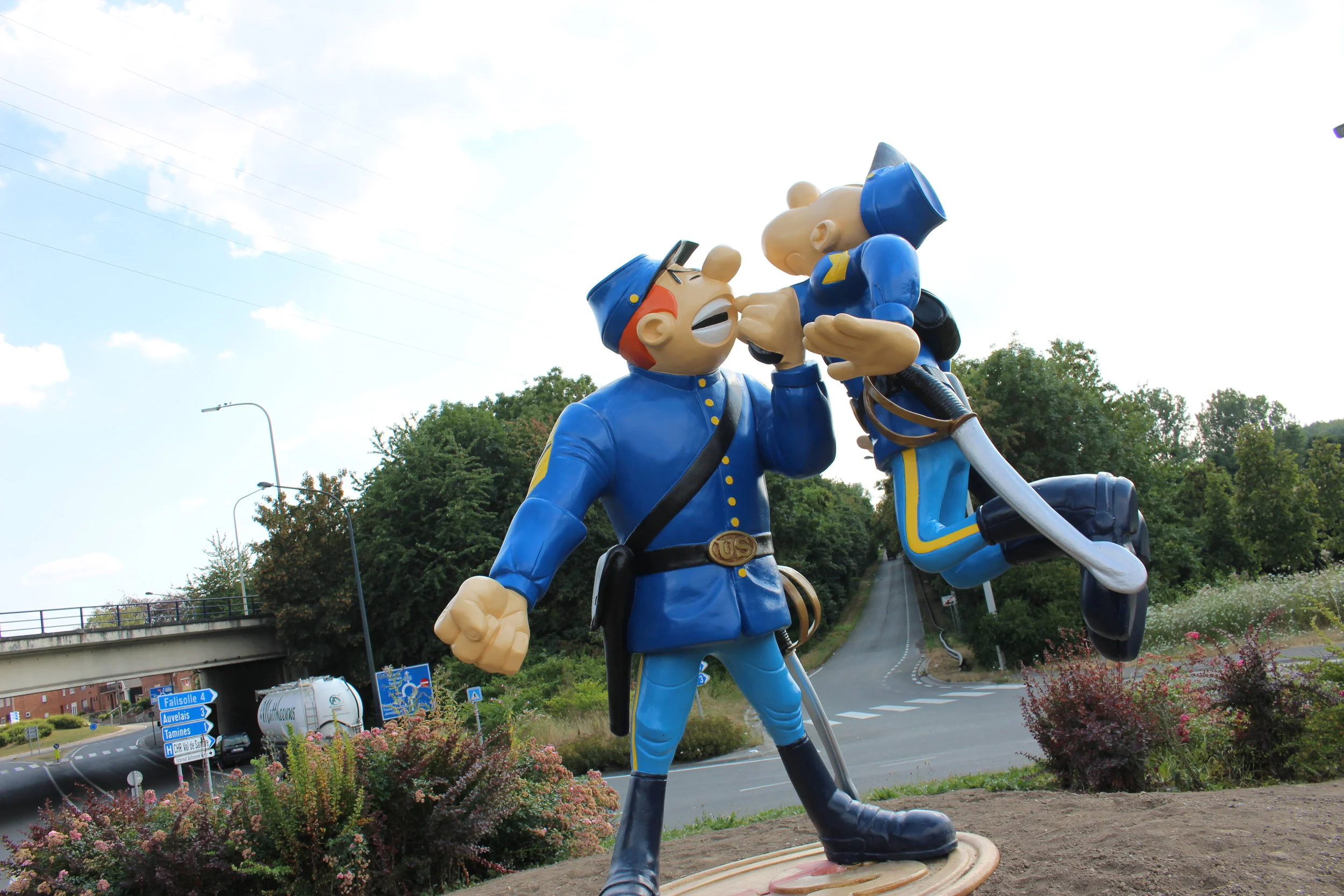 Les Tuniques bleues. B.E.P. Namur, Sambreville.