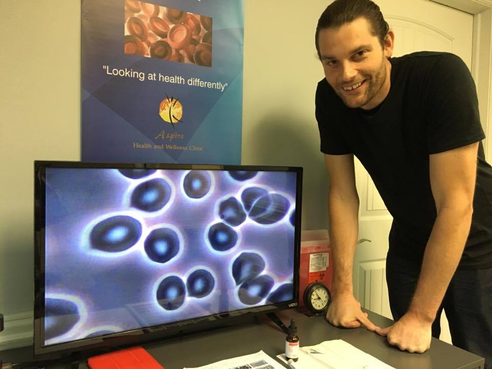 Much healthier red blood cells. No more sugars in the blood plasma. From Chris' testimonial he is noticing a tremendous difference!