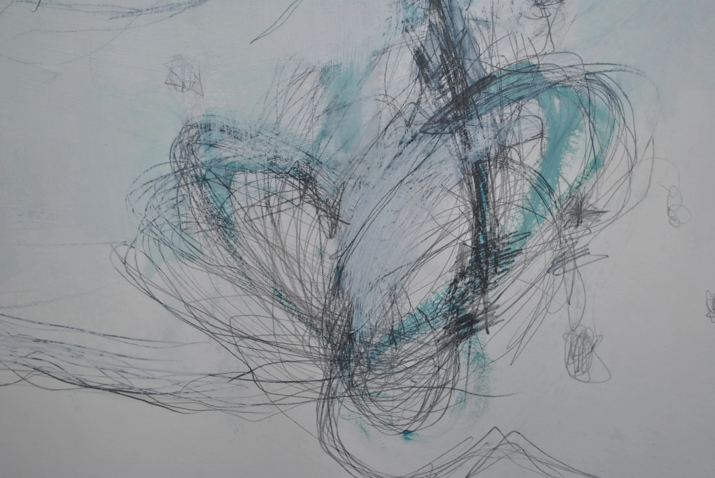 In-between detail 153cmx61cm. pencil, oil paint on watercolour paper.JPG