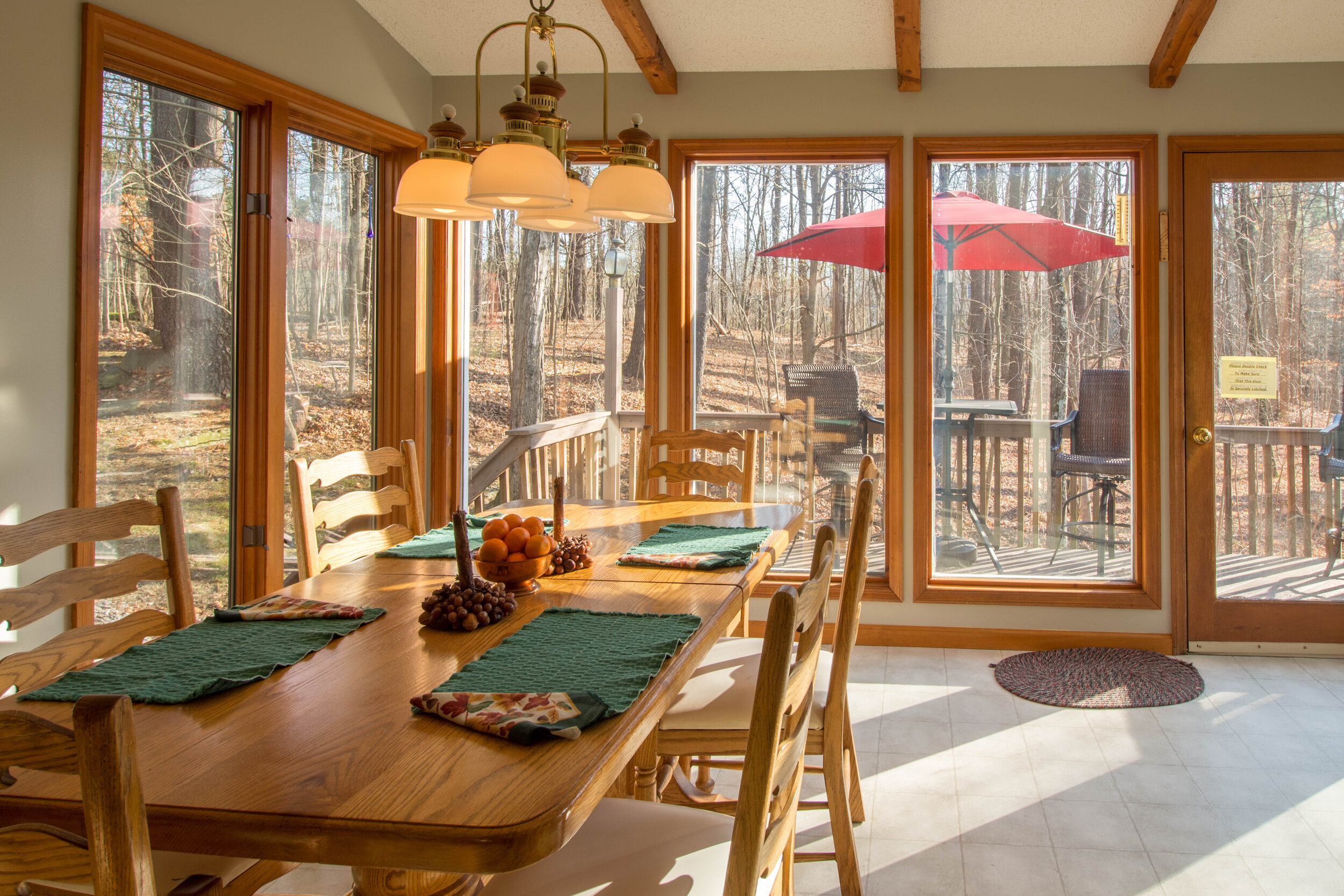 Sun Room/Casual Dining Area