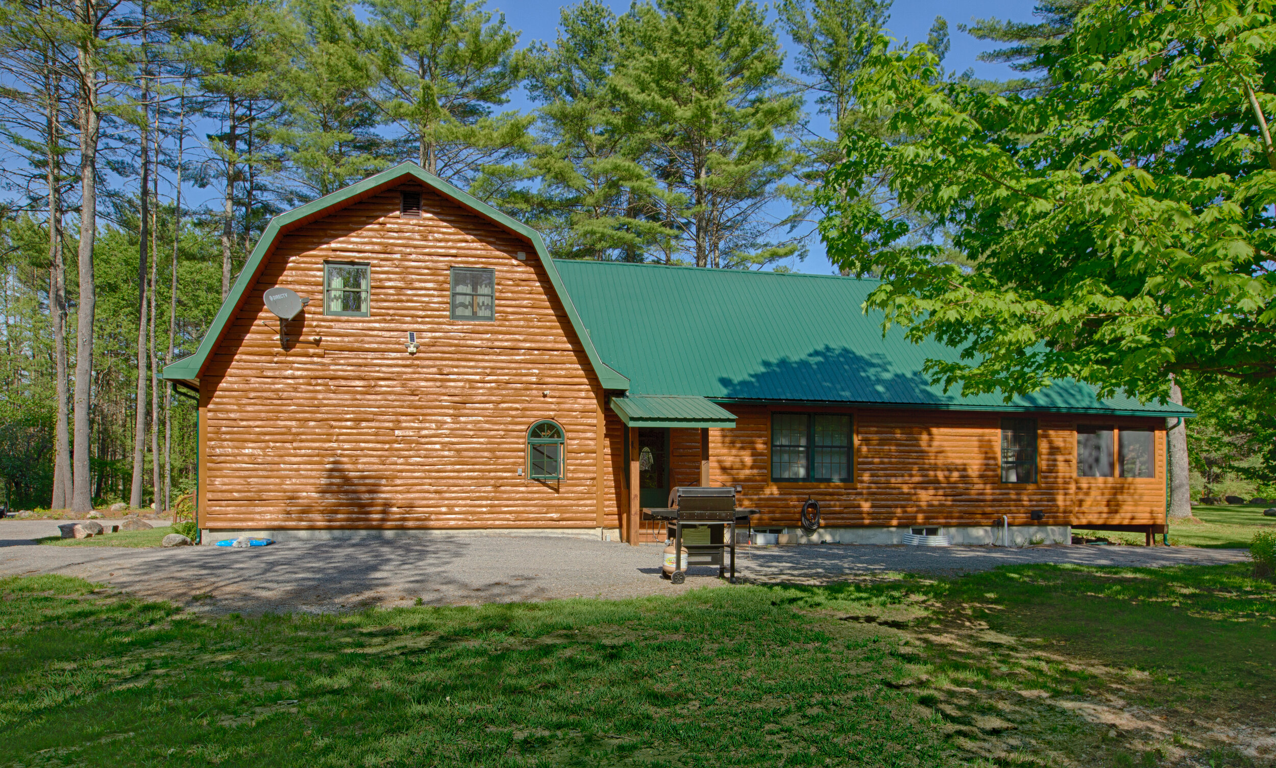 Side view of the house