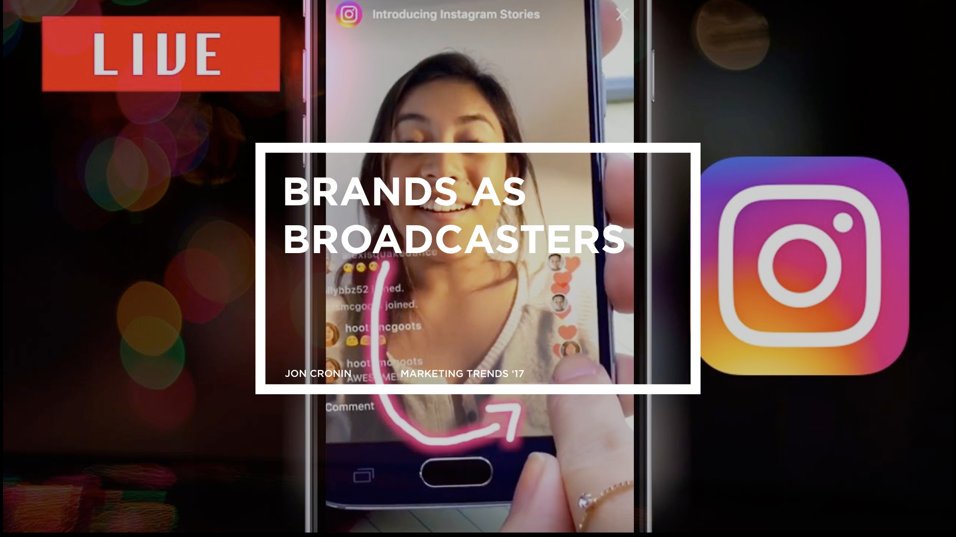 Did you know the world’s population is is almost 7.5 billion and 2.5 of them are on social media? It’s no wonder brands have spent almost 10.9 billion dollars trying to connect with them there. It’s where we all live and social is evolving quickly with each new update of Instagram and Snapchat. Live Video is here and it’s growing more each day. Youtube Live, Instagram Live, Facebook Live, Periscope Pro are front and center and if you don’t have a Live strategy yet you are missing the boat. It’s no longer just pretty pictures, clever copy and beautiful produced video, it’s Live and it’s now. As brands are now publishers, they also need to be Live broadcasters. 