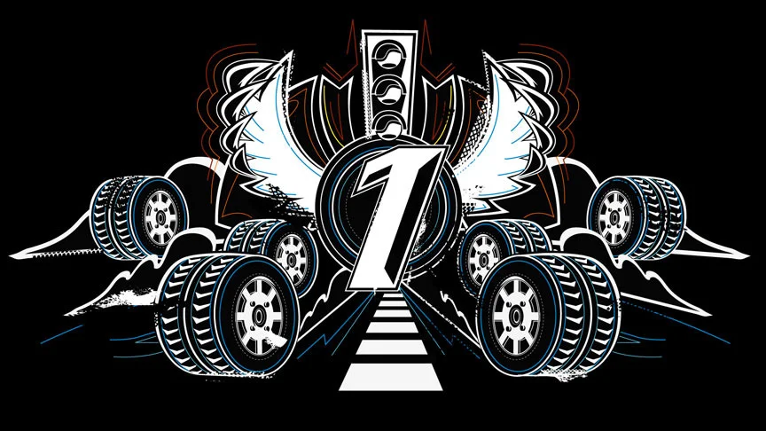 HOT WHEELS Commercial | Design and Illustration Brand New School needed a 'countdown' for their client 'Hot Wheels' so that's exactly what we gave 'em! Working with director Rob Bisi, we fleshed out a few directions based on the automotive nature of the brand. Worthy of note that this project was the first project I ever designed for a studio in California upon moving west in 2011. HUZZAH!!! Client: Brand New School 