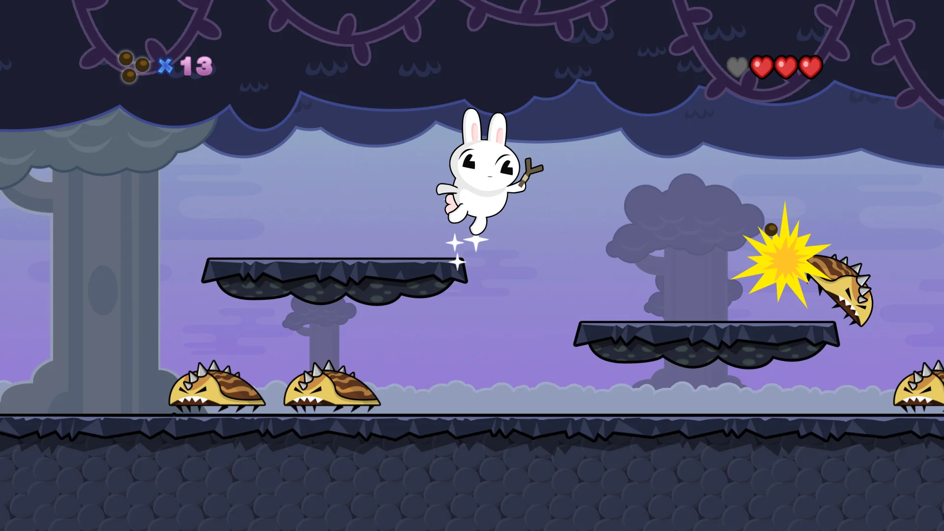 GAMESTOP Commercials | Art Direction, Design and Illustration For 3 years I drew everything Gamestop for Reel FX in Dallas, TX and miss every second of it! I designed the bunny for Gamestop and The Richards Group and created over 8 unique, eight-bit style, side-scrolling levels of pure mayhem! Client: Reel FX Creative Studio