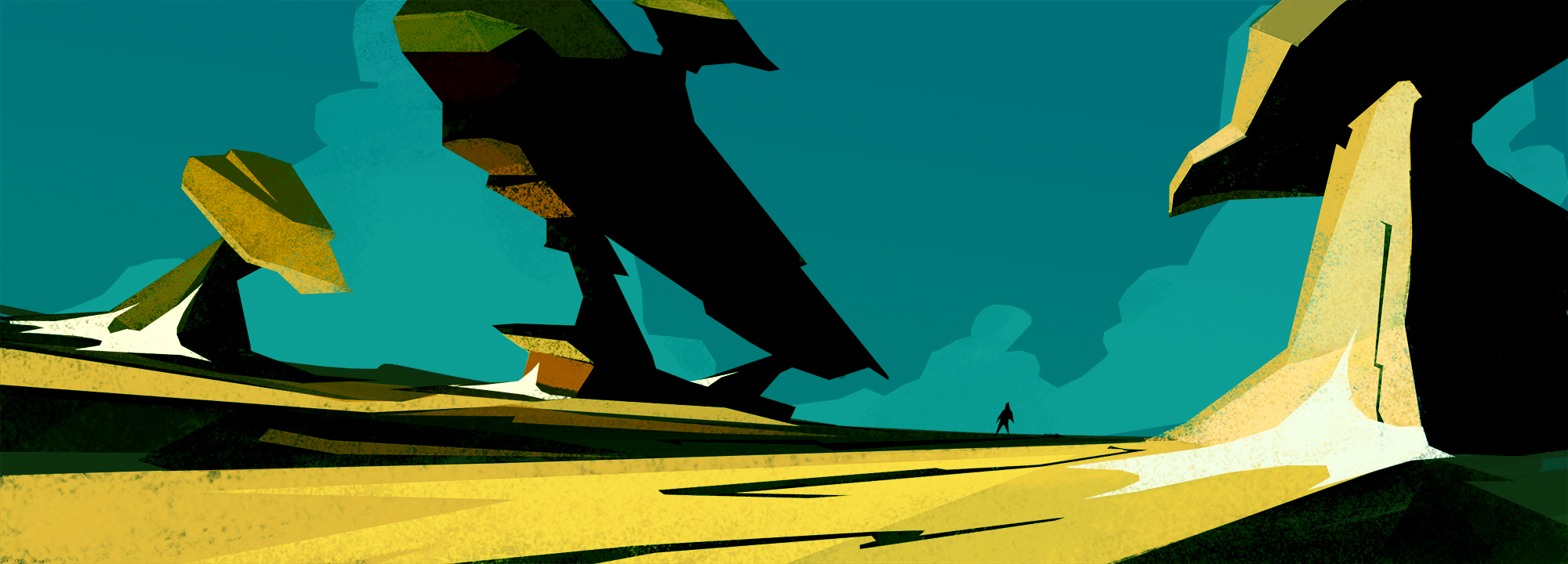 ROME Music Video | Concept Paintings Under the direction of Chris Milk, we contributed concept background designs for Jack White and Norah Jones' musical collaboration called 'ROME' that aired on Google GL in 2012.