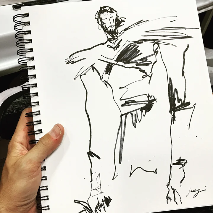  SDCC 2015 Commissions and behind-the-table sketches 