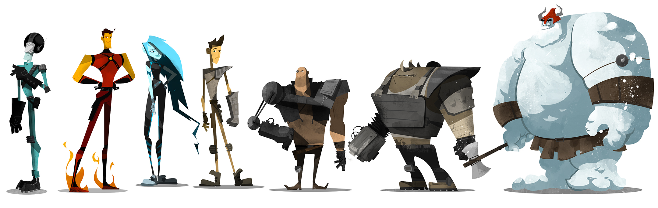 CLOUDOPOLIS | Characters from our intellectual property 'CLOUDOPOLIS,' an epic world set in the clouds and populated by these personified elements of our world. 'CLOUDOPOLIS' Trademark and Copyright Justin C. Harder, 2016. All Rights Reserved