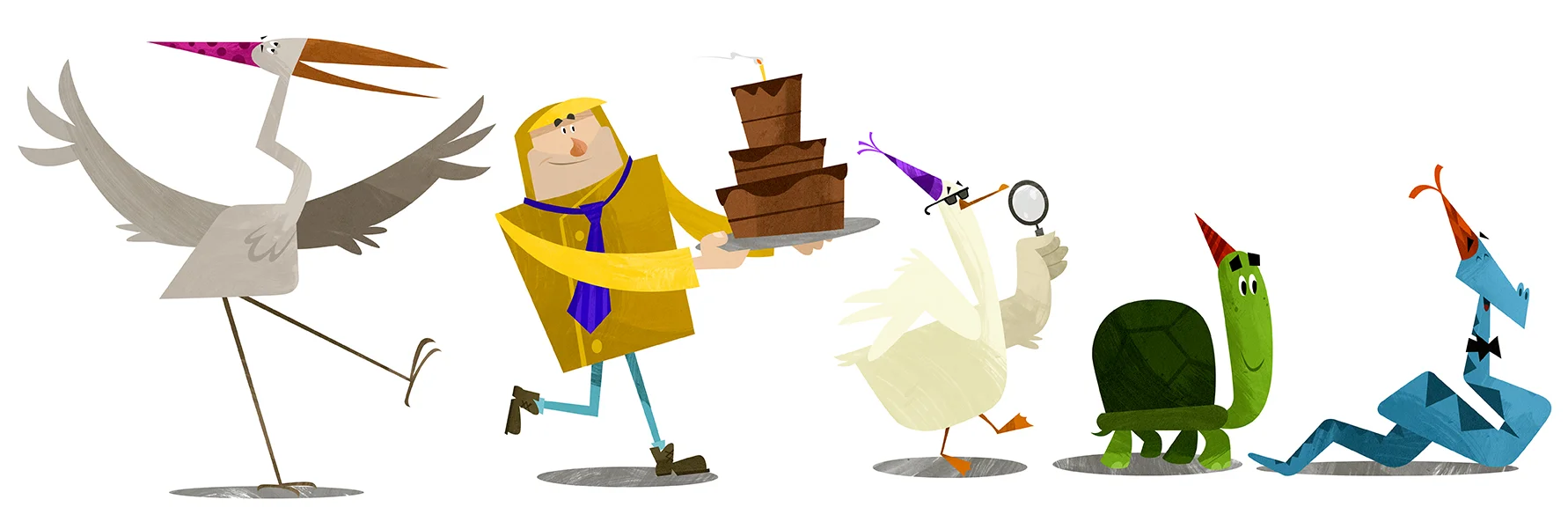  'FINDING HAPPI NESS' Characters | These are some of the characters in 'FINDING HAPPI NESS,' our first children's book about Loch Ness's quest for Happi Ness.&nbsp;   'FINDING HAPPI NESS' Trademark and Copyright Justin C. Harder, 2016. All Rights Res