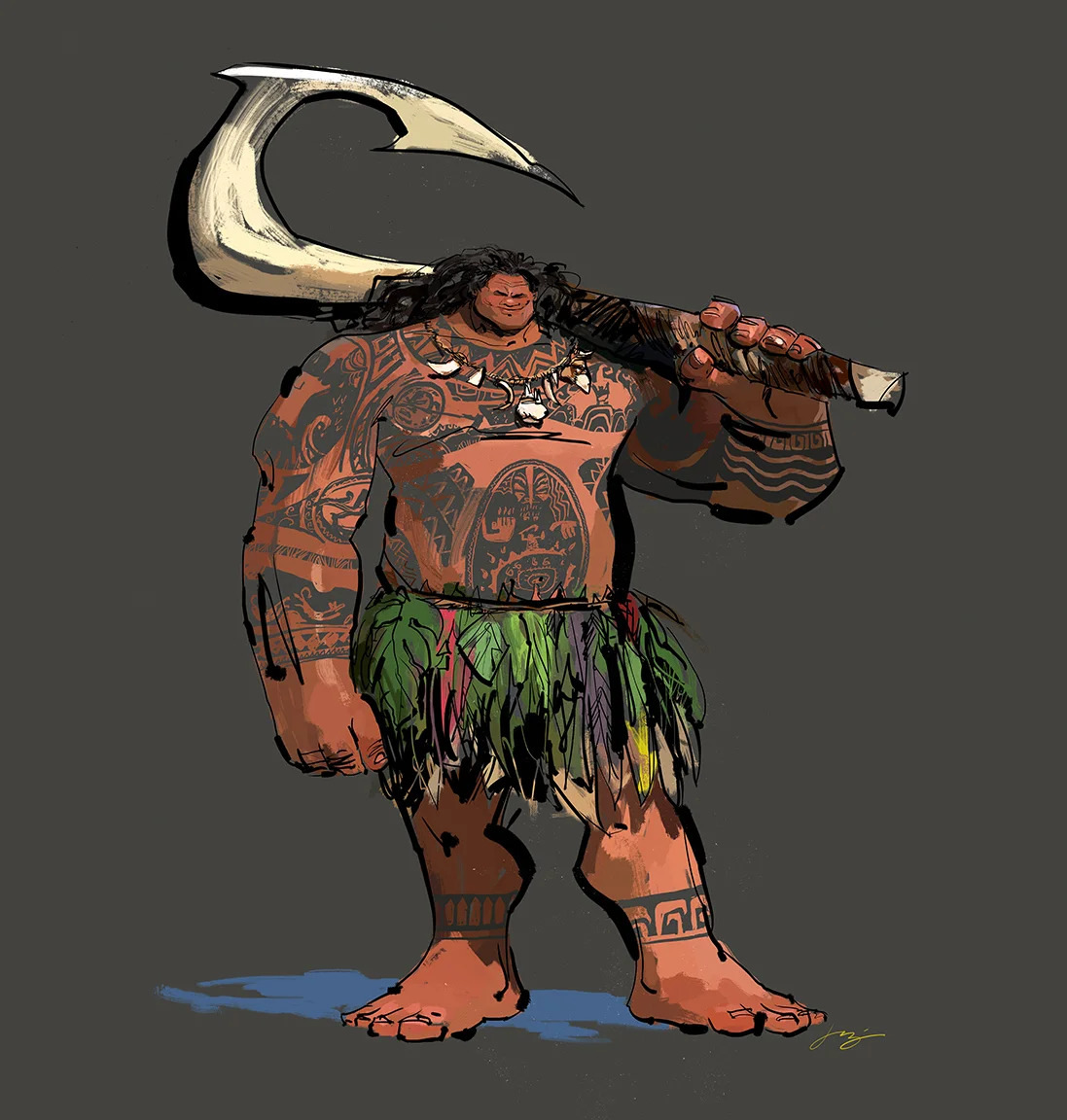  Maui from upcoming MOANA 