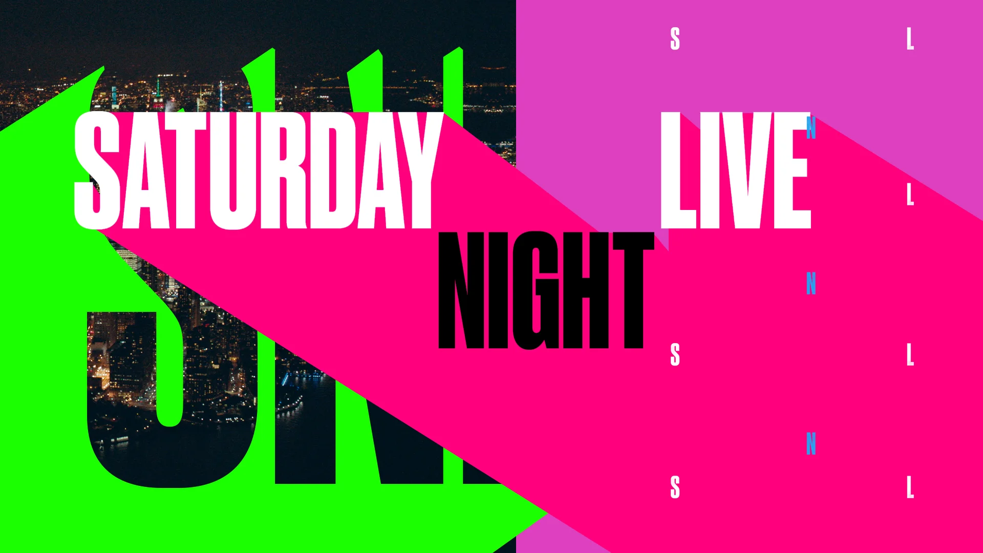   SNL  Bumpers &nbsp;| &nbsp;Concept and Design  CLAUS was approached to create a series of new bumper designs for the Fall 2016 season of SNL. We designed the 'Weekend Update' opening for the crew a couple years back so getting to chip in again was 