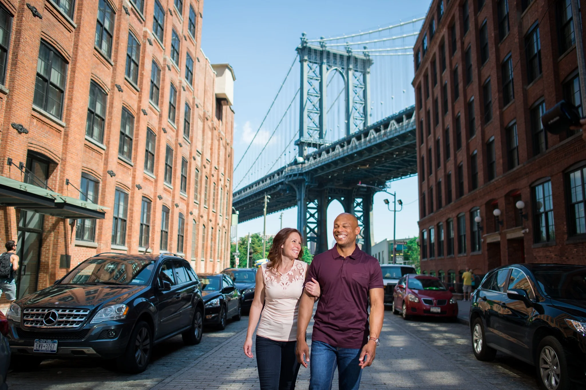 Brooklyn Engagement Photos in DUMBO