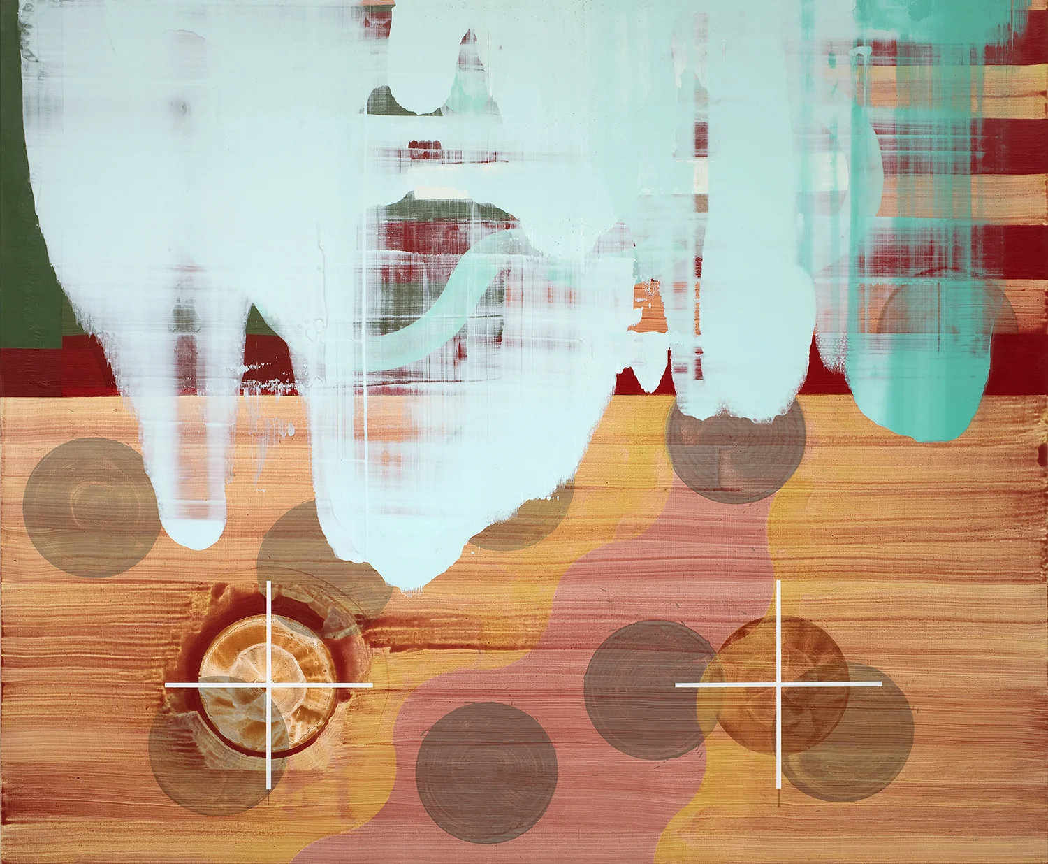 Going Down For Gear 2 | 2012 | 120 x 145 cm | acrylic on mdf