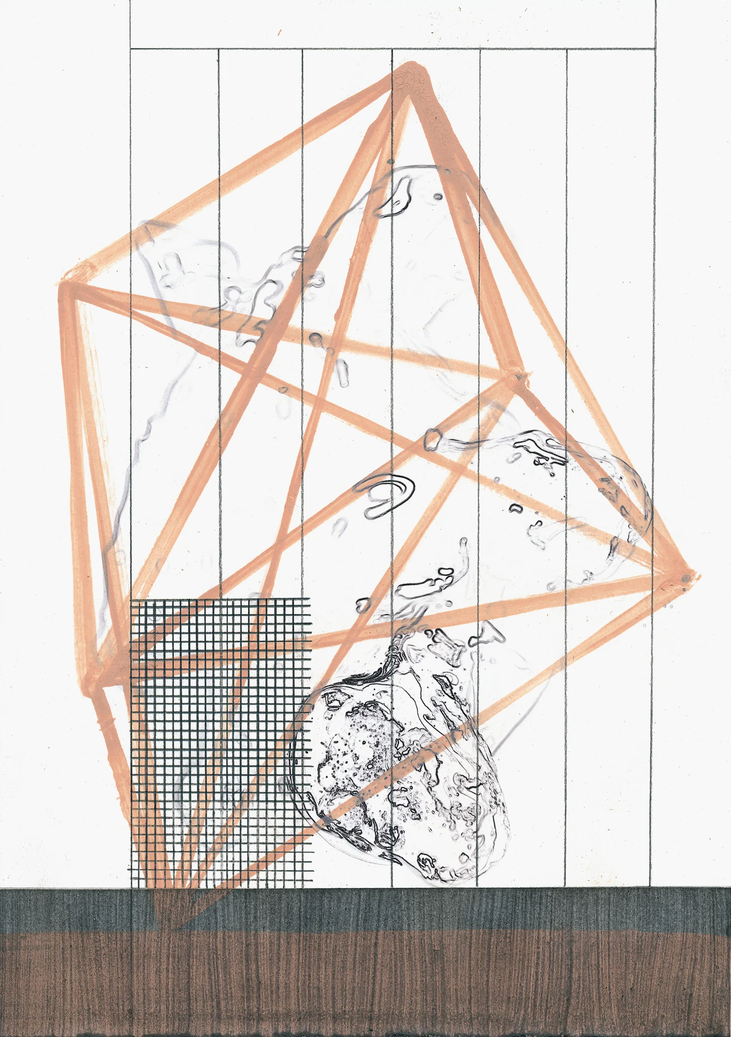 DESWOP 19 | 2012 | 29,7 cm x 21 cm | acrylic, print on paper private collection Nijmegen NL
