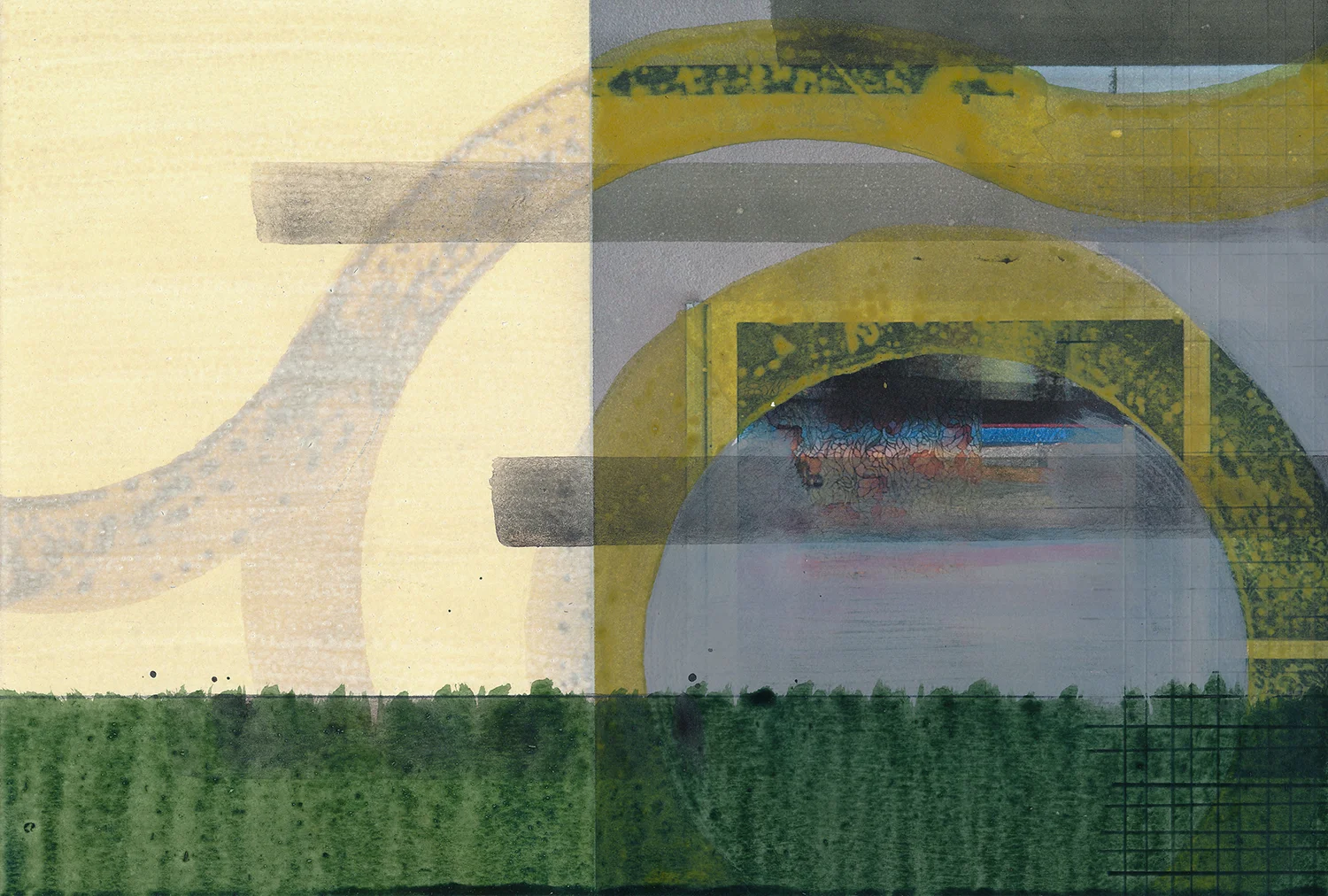 SWOP 024 | 2011 | 20,5 x 29,7 cm | acrylic, graphite, print on paper private collection Tilburg NL