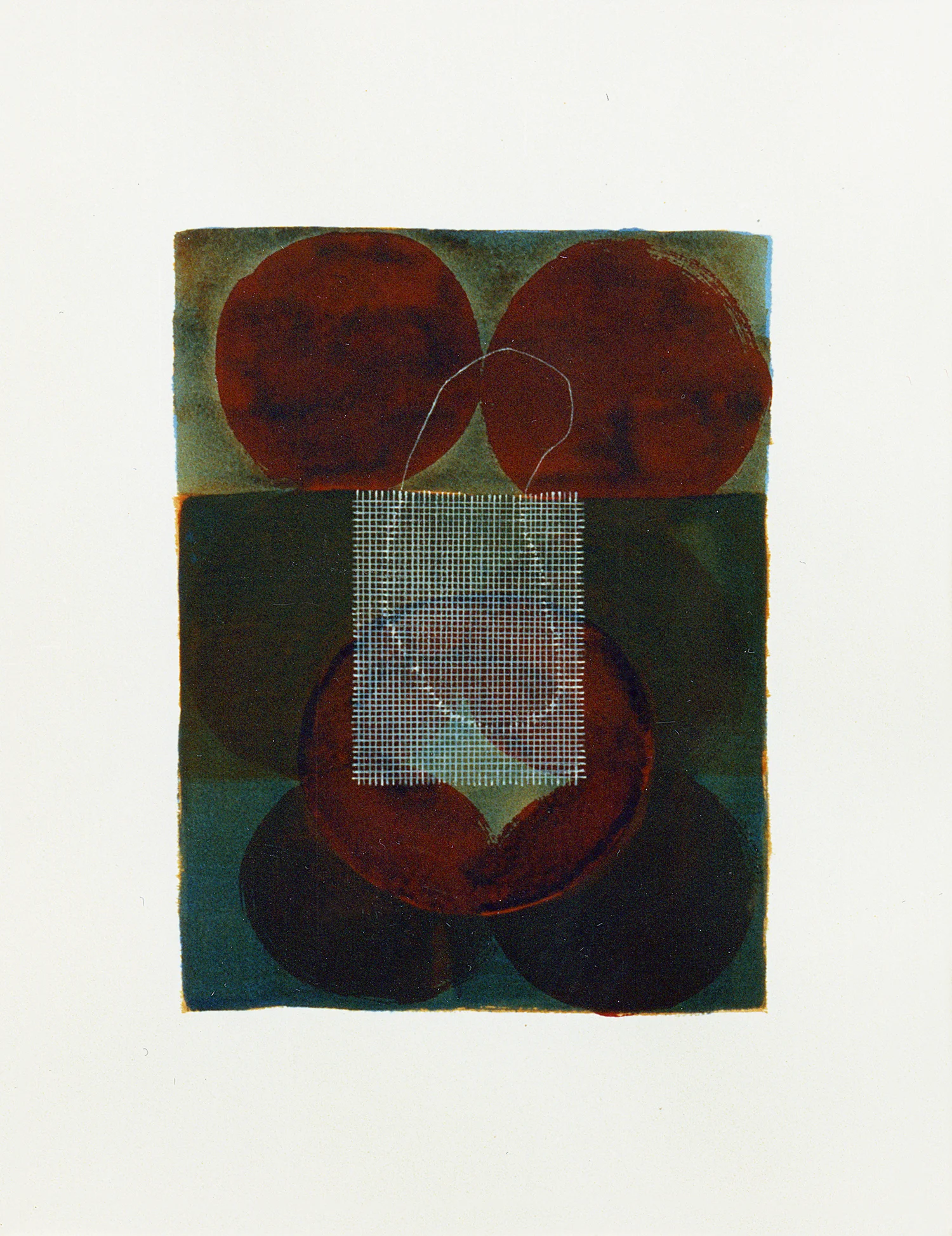 Carbon Arena II | 1995 | 62 x 48 cm | acrylic, coloured pencil on paper collection Artotheek Breda NL