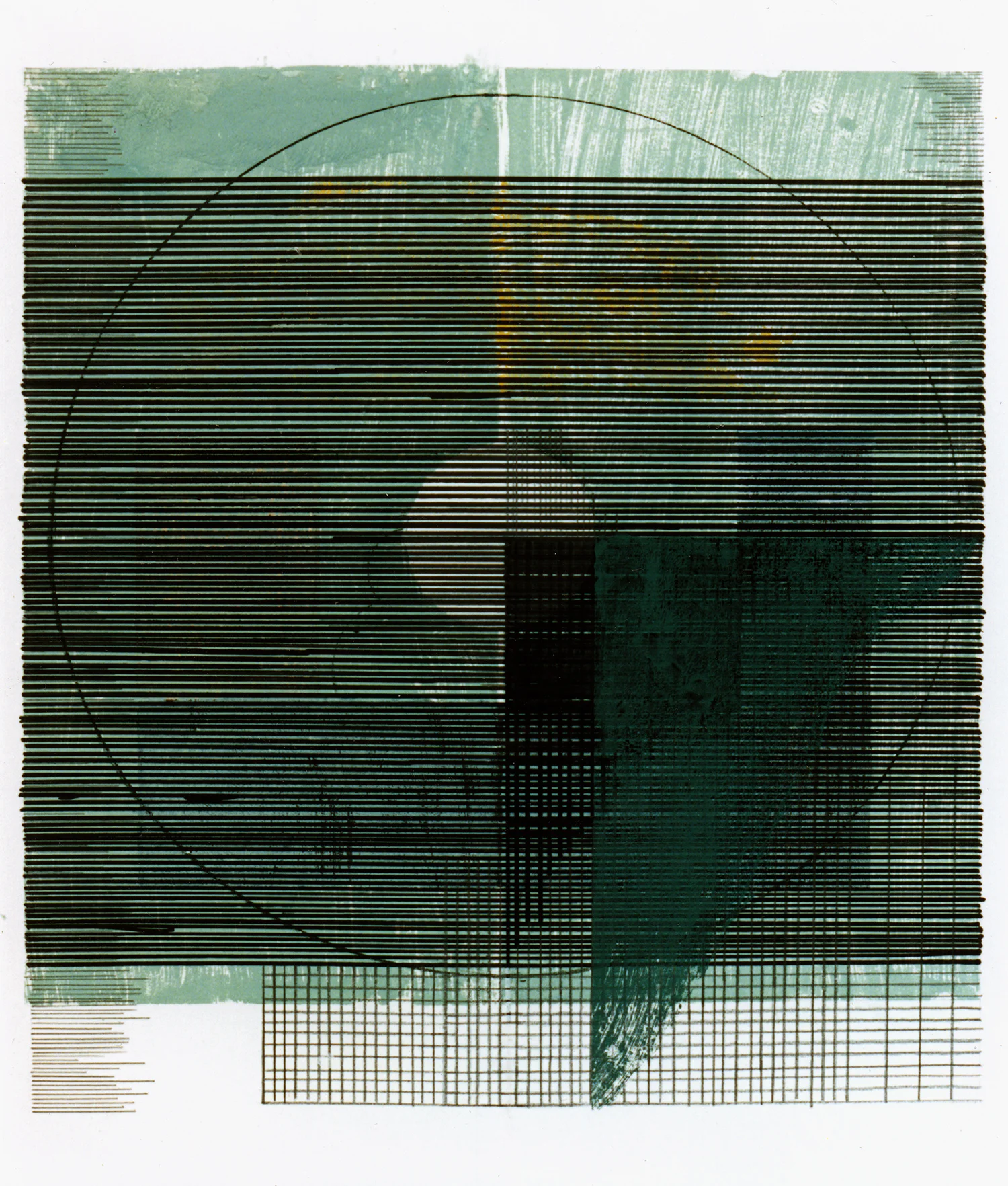Het Gedrag Van De Lijnen | 1990 | 55 x 45 cm | acrylic, ink, graphite on paper collection LUMC Leiden NL