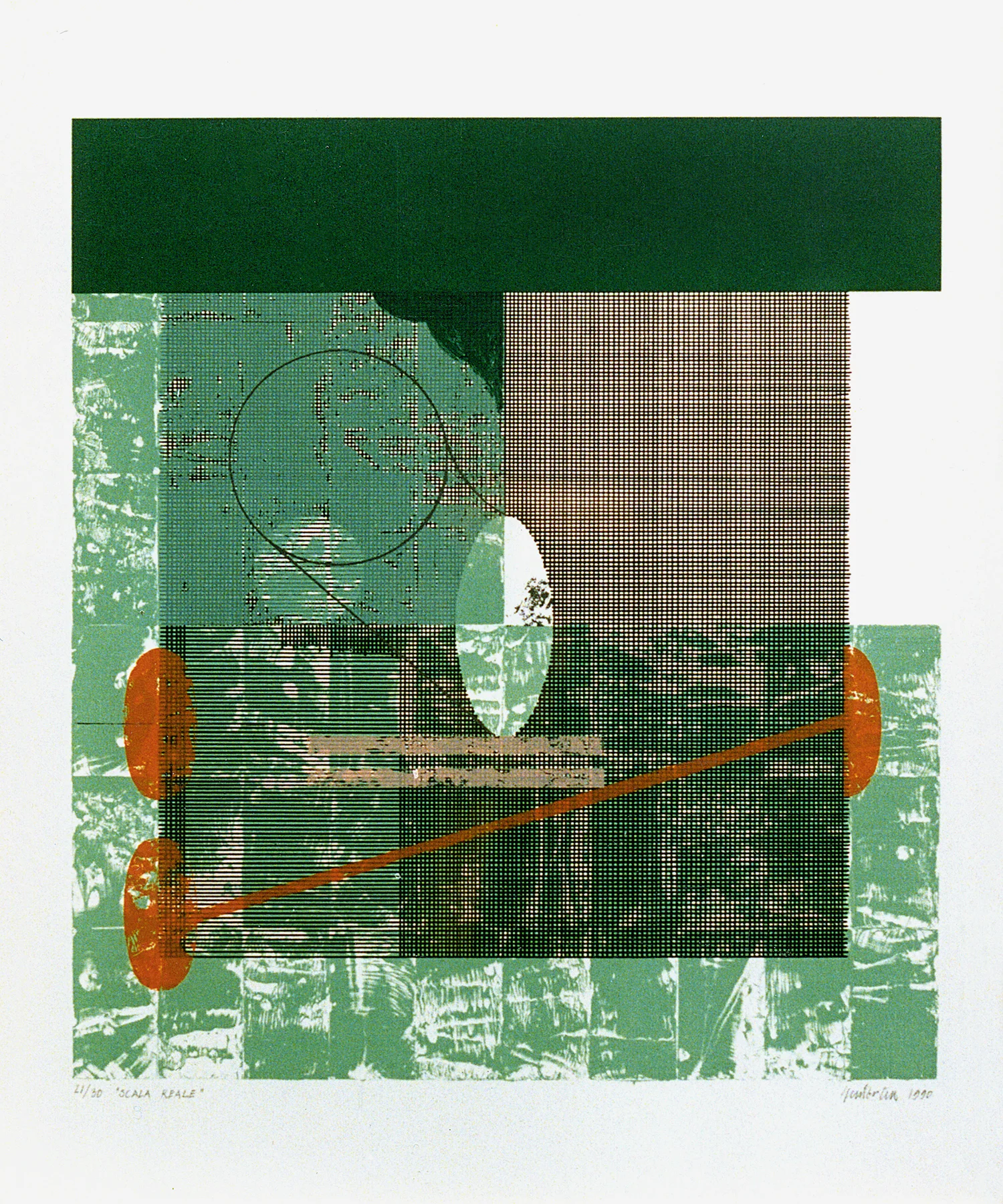 Scala Reale | 1990 | 63 x 53 cm | screenprint on paper (edition of 30) various collections