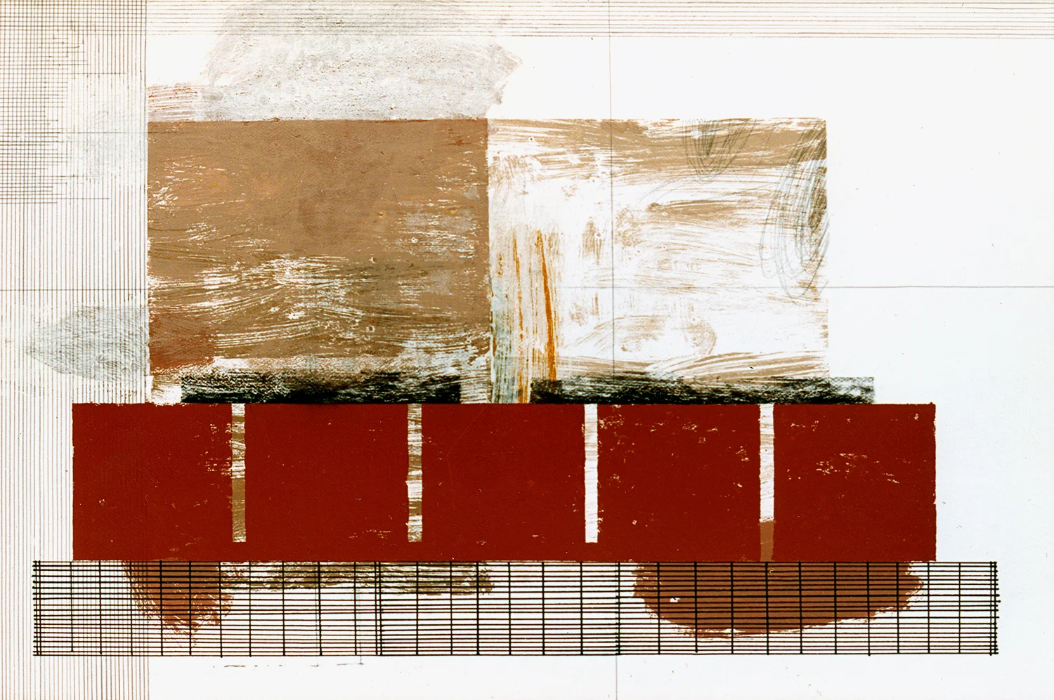 Zuil | 1989 | 68 x 97,5 cm | crayon, ink, graphite, paint on paper private collection