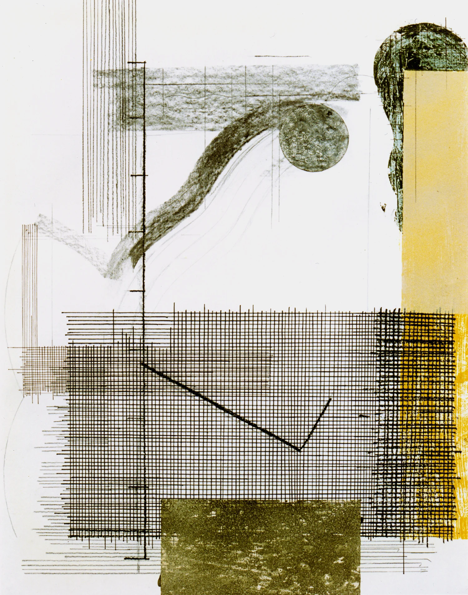 Called Catwalk | 1989 | 65 x 50 cm | charcoal, crayon, ink, paint on paper private collection Sint Oedenrode NL
