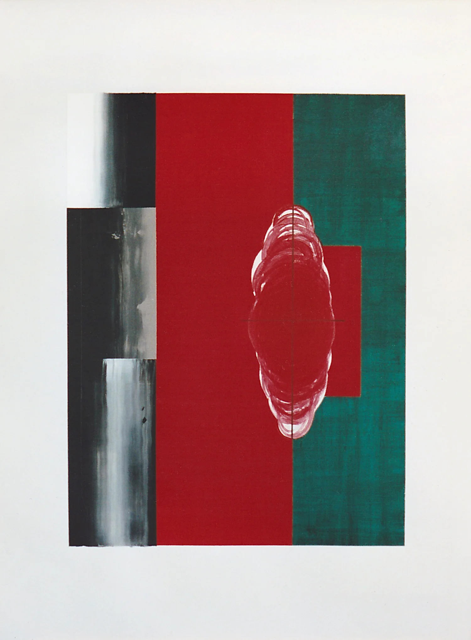 Floodgate | 1994 | 90 x 68 cm | acrylic, ink on paper collection Kunstuitleen Zwolle NL