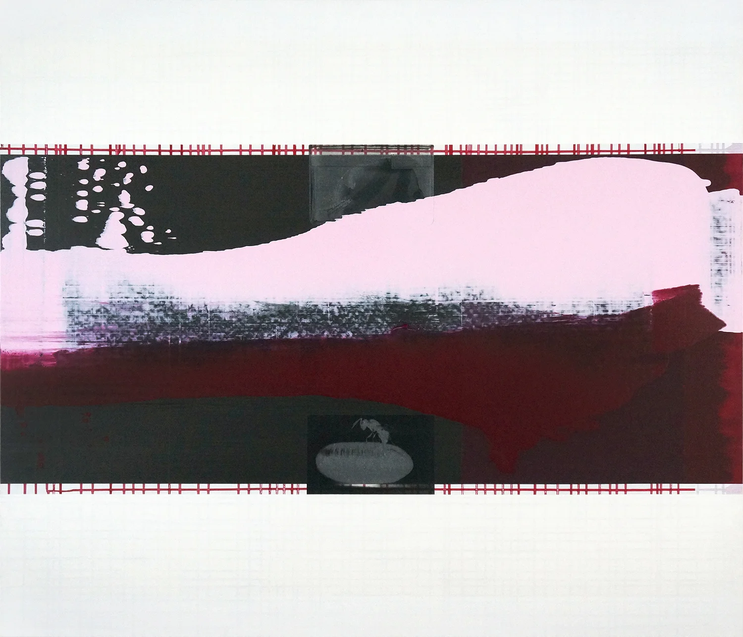 Nerve | 2014 | 120 x 140 cm | acrylic, collage on masonite