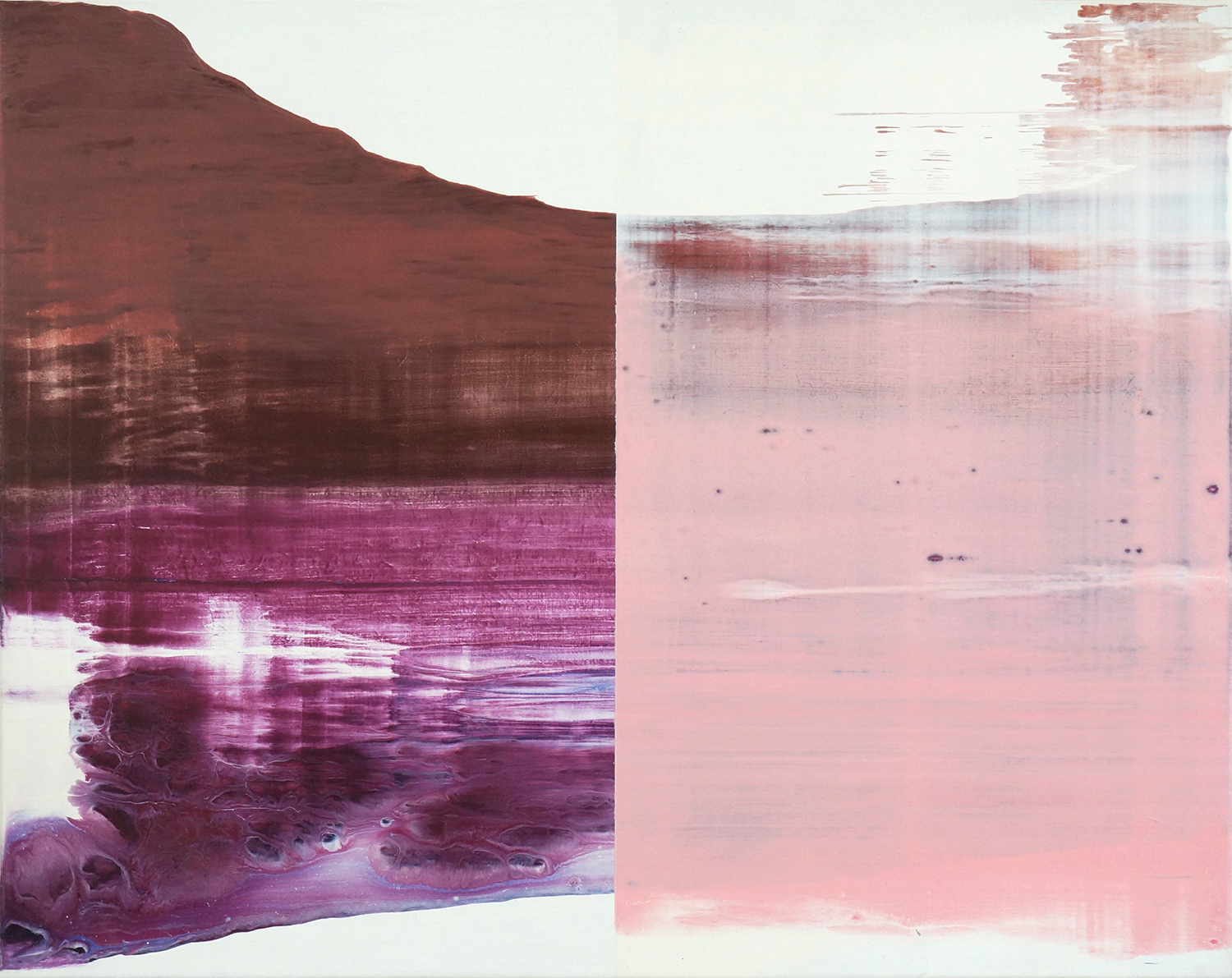 Hochwasser 1 | 2015 | 32 x 40 cm| acrylic on mdf private collection Nijmegen NL