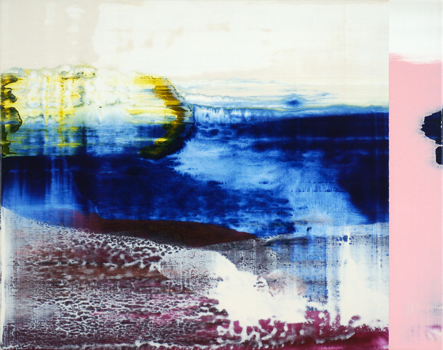 Hochwasser 6 | 2015 | 32 x 40 cm| acrylic on mdf private collection, Assen NL
