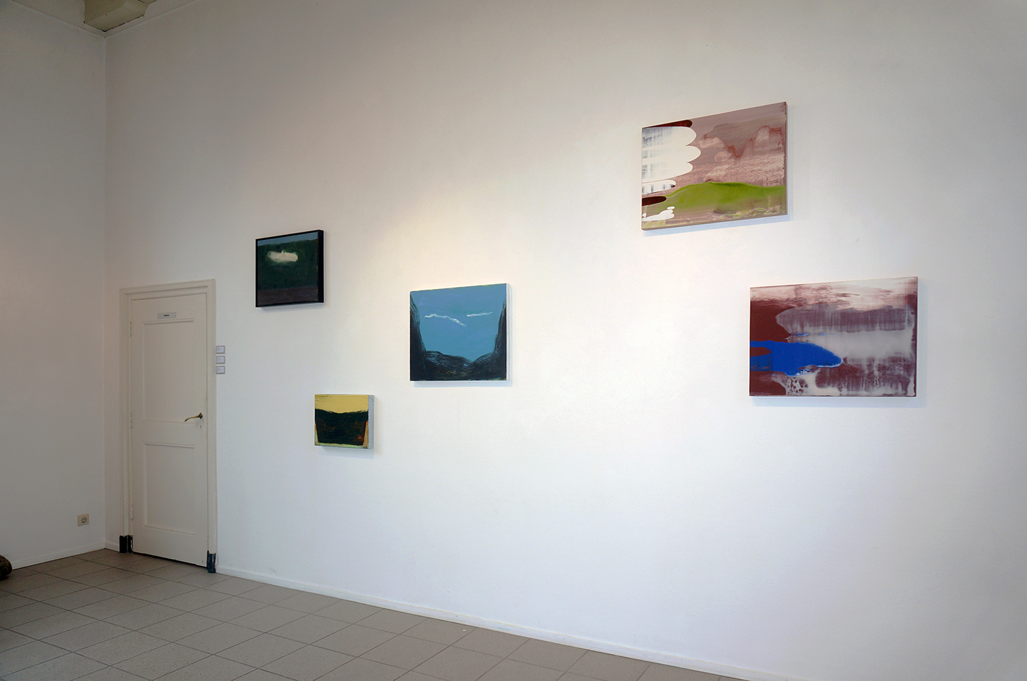 Exhibition Omzwervingen , Galerie Posthuys, De Koog, Texel NL, 2015 (on the left: Paul Corvers 3x)