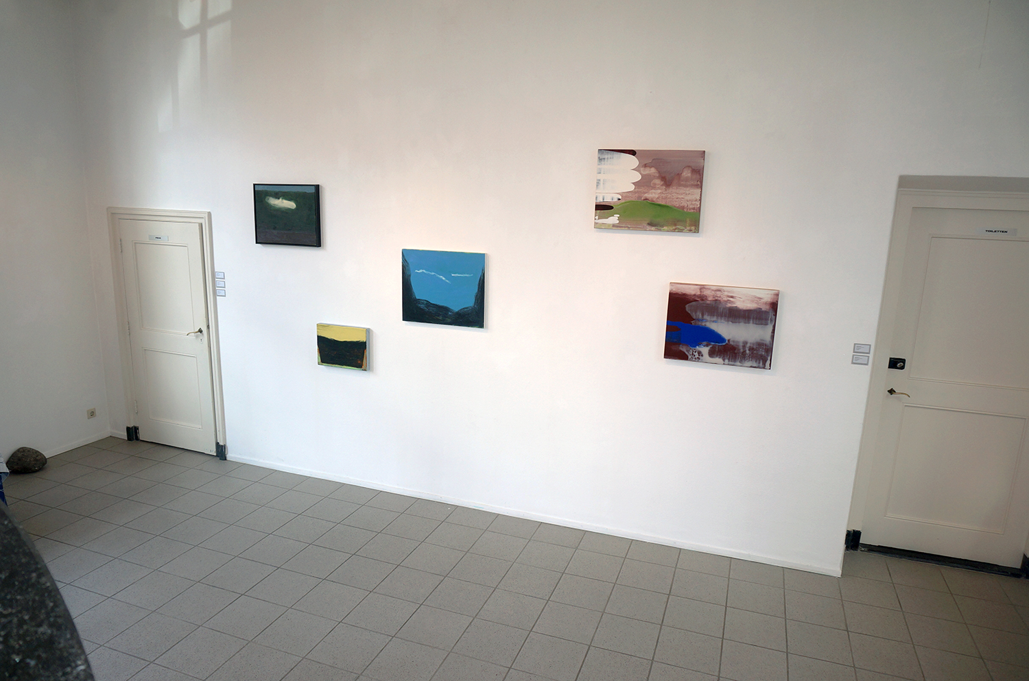 Exhibition Omzwervingen , Galerie Posthuys, De Koog, Texel NL, 2015 (on the left: Paul Corvers 3x)