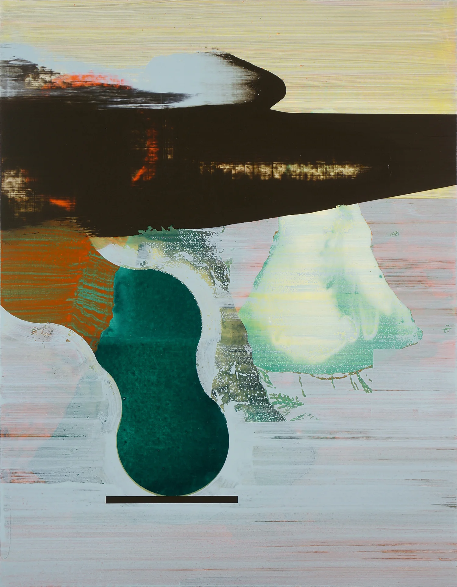 Dockwise | 2017 | 100 x 78 cm | acrylic on masonite