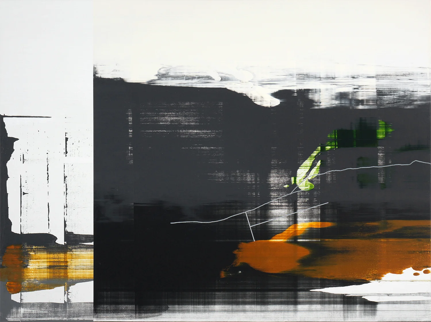 Moon Down Here #2 | 2018 | 90 x 120 cm | acrylic on mdf
