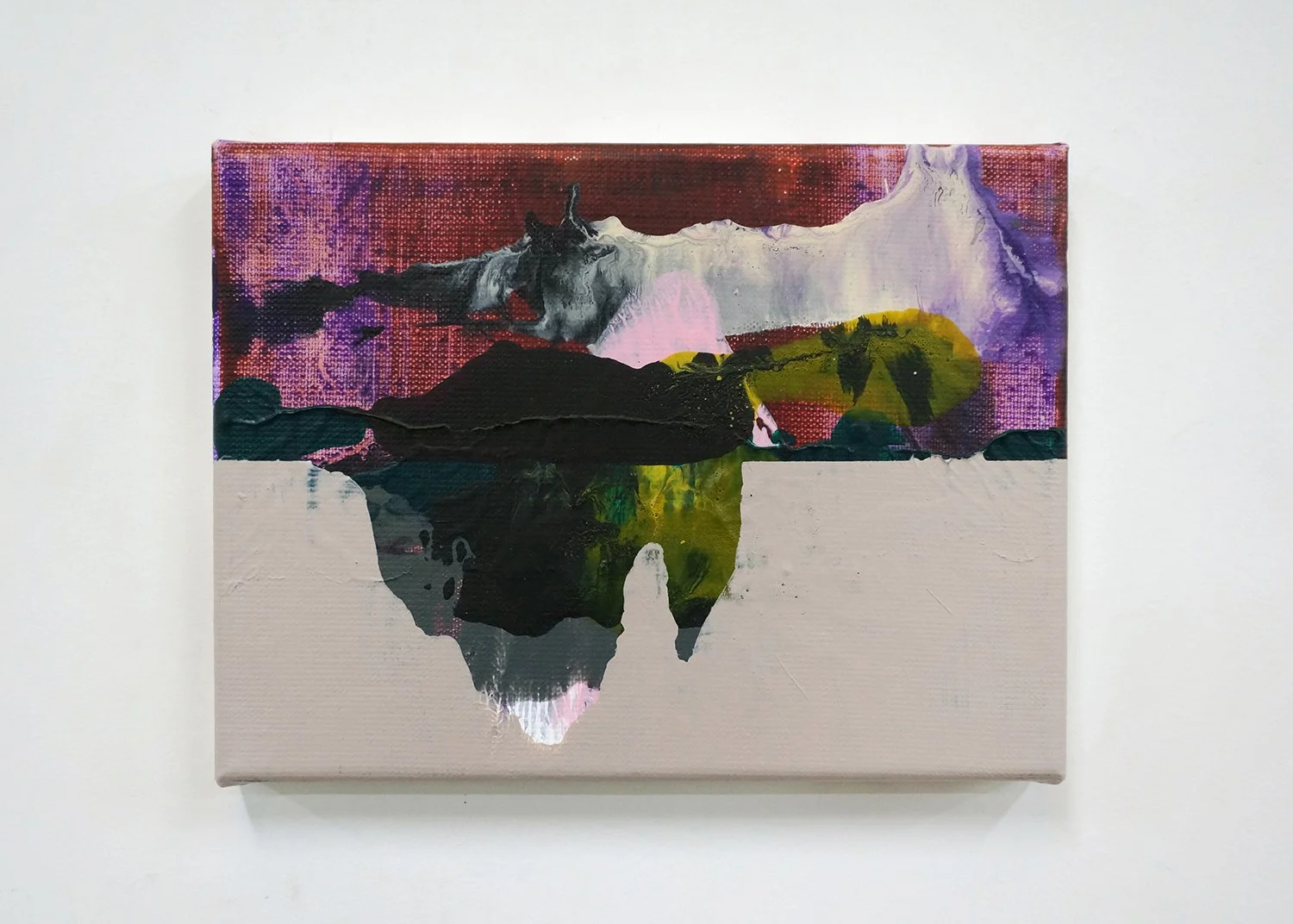   Pale 1&nbsp;&nbsp; | 2025 | 18 × 24 cm | acrylic on linen  private collection  