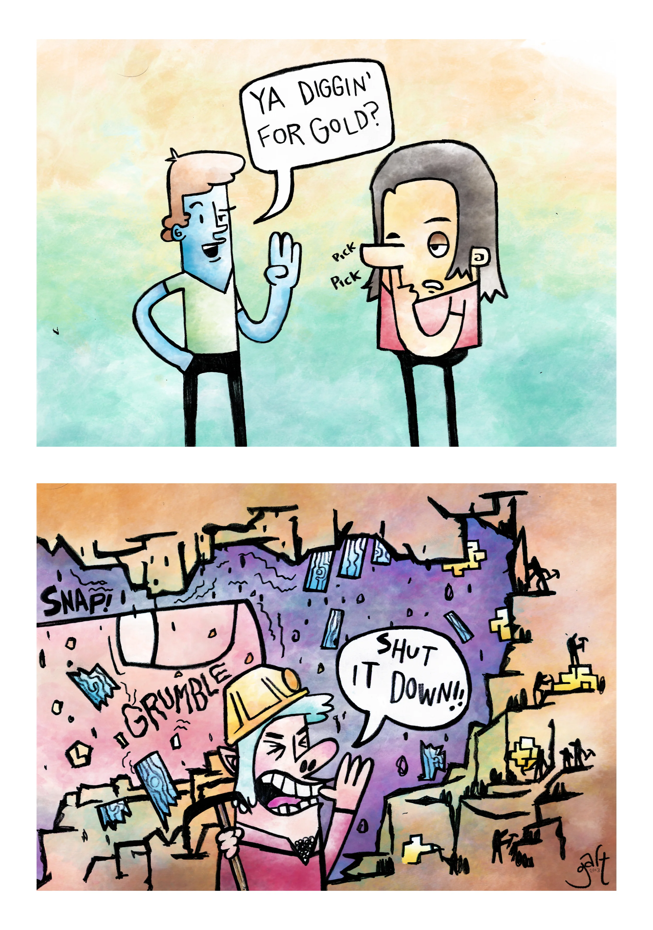 'Gold-Digger' - Comic