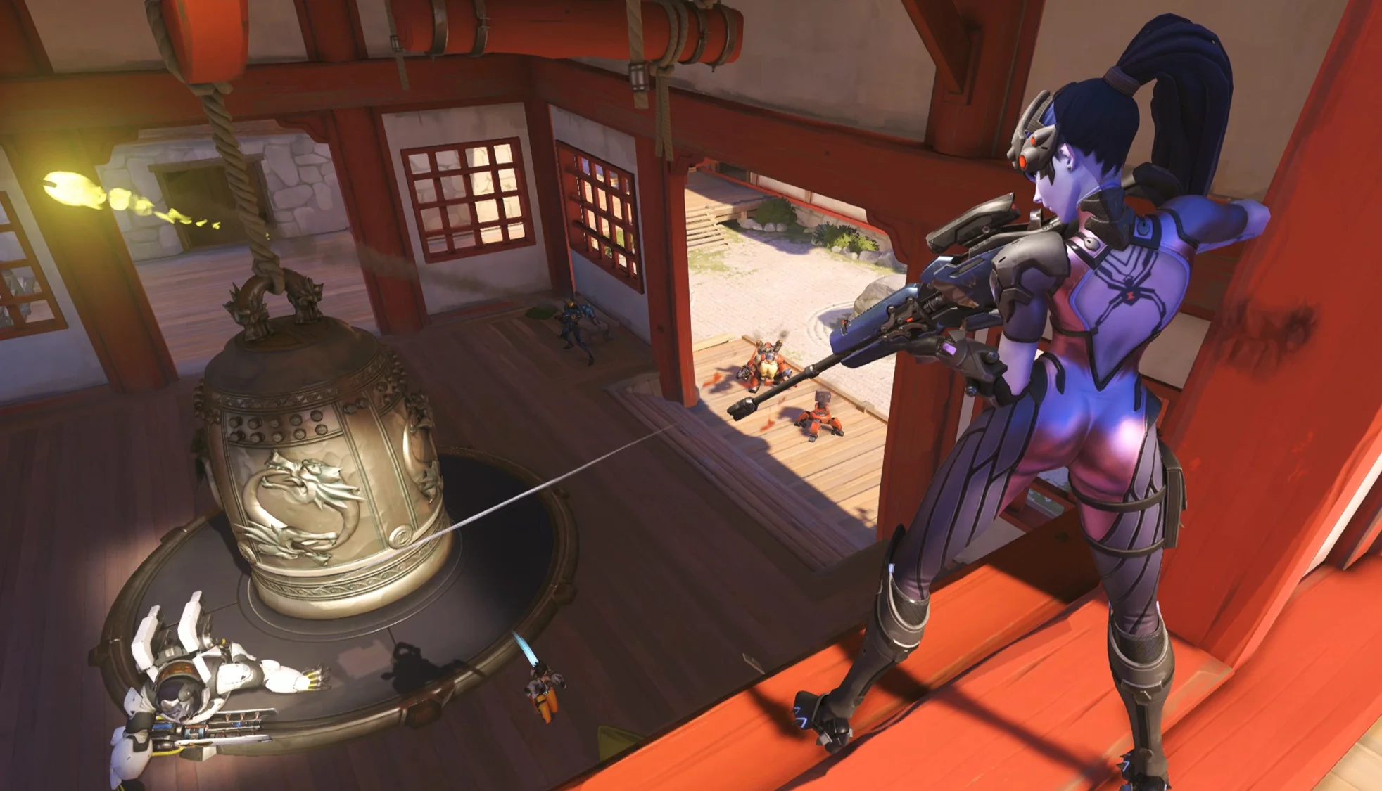 Pictured here: not me playing. You can tell because this Widowmaker actually killed folks.
