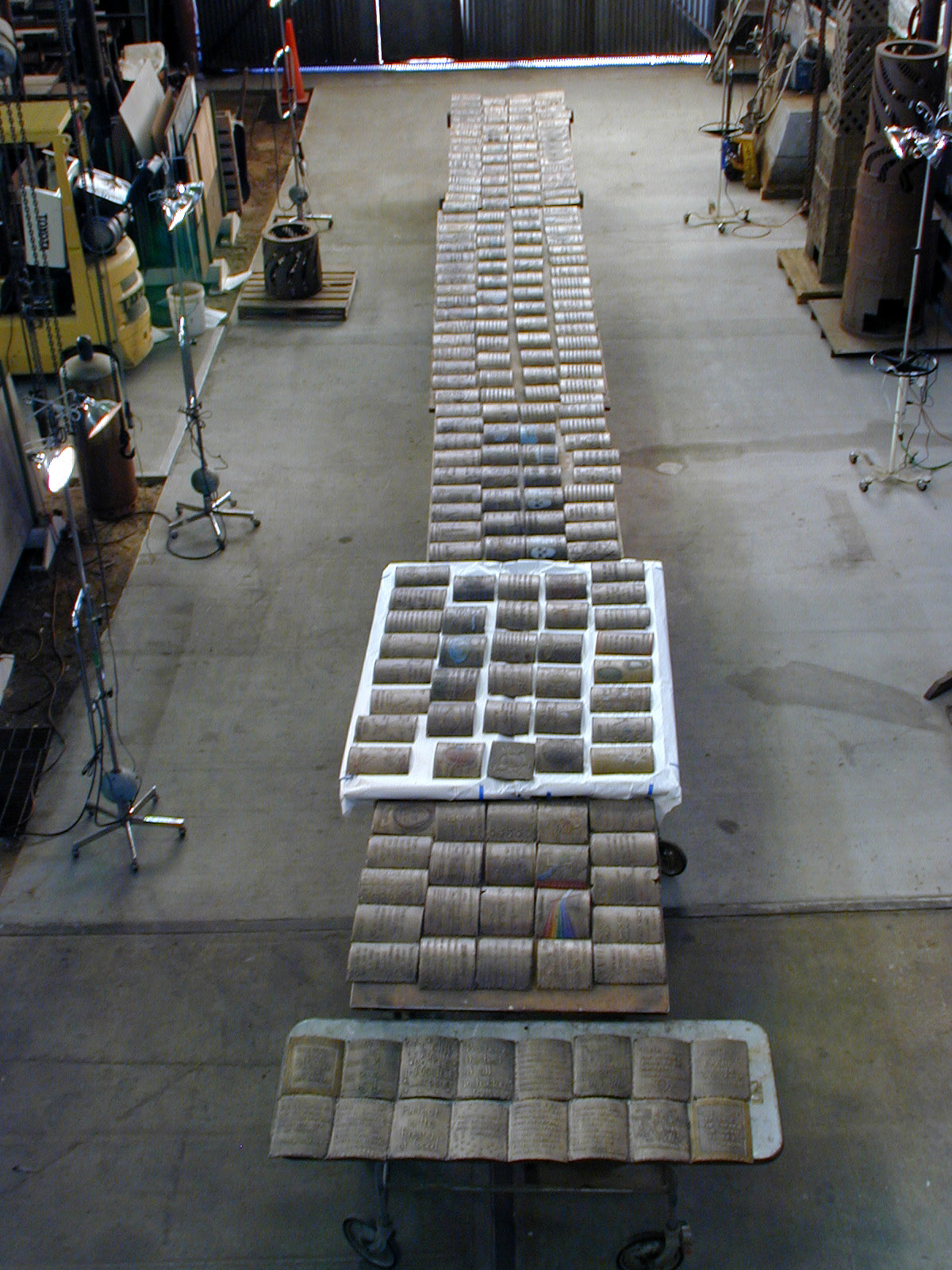 Camas Pages in the studio