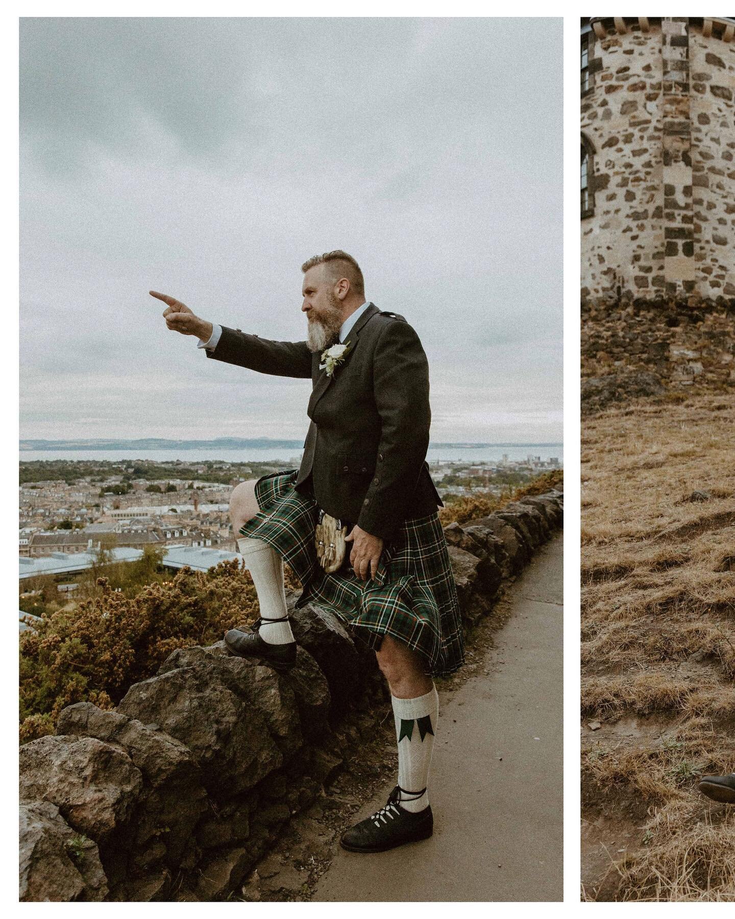 If you get married in Scotland, you need to immediately make @andrewdscottcelebrant your celebrant. Easily the most hilarious and charismatic person you&rsquo;ll ever meet, and his personality is bigger than life! He&rsquo;s also 6&rsquo;6&rdquo;, so