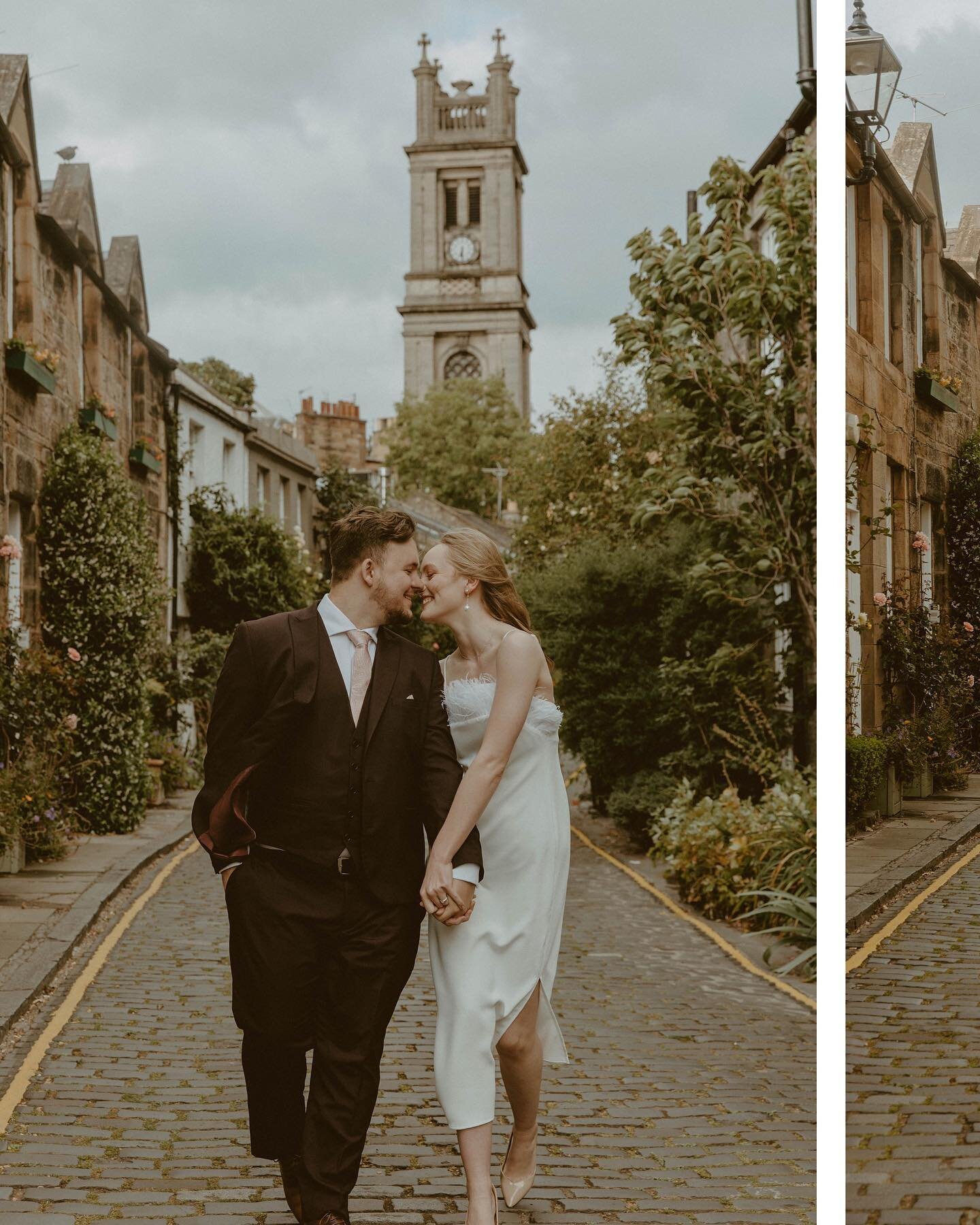 These two lovebirds are just the cutest and sweetest couple. Loved meeting you two and exploring the city a little with y&rsquo;all! 😍

Couple: @rebecca_wyman &amp; Patrick
MUA: @muadnesss 
Dress: @bhldn 
:
:
:
:
:
:
:
:
#edinburghengagement
#scotla
